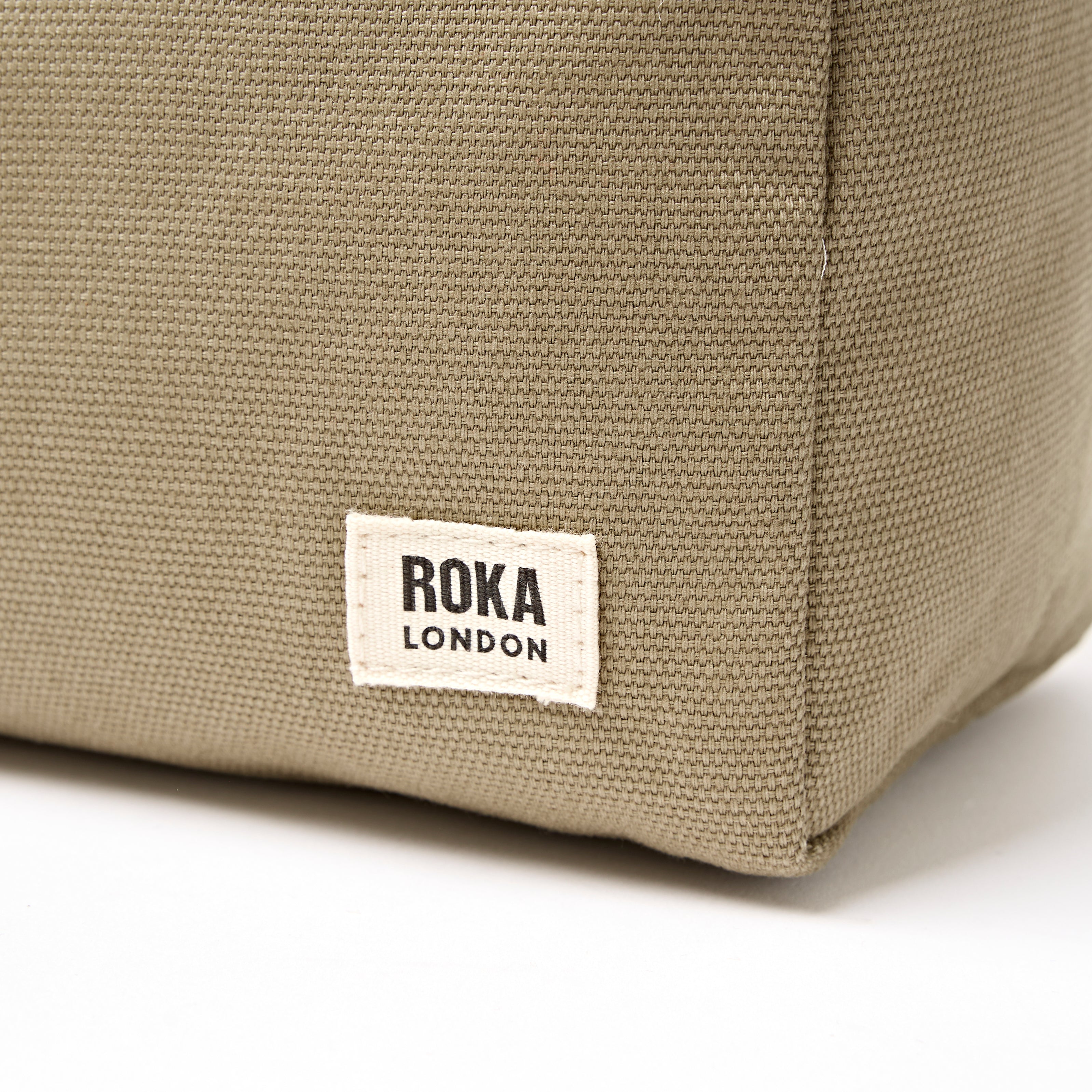 Mayfair Wash Bag Small Recycled Canvas - Taupe