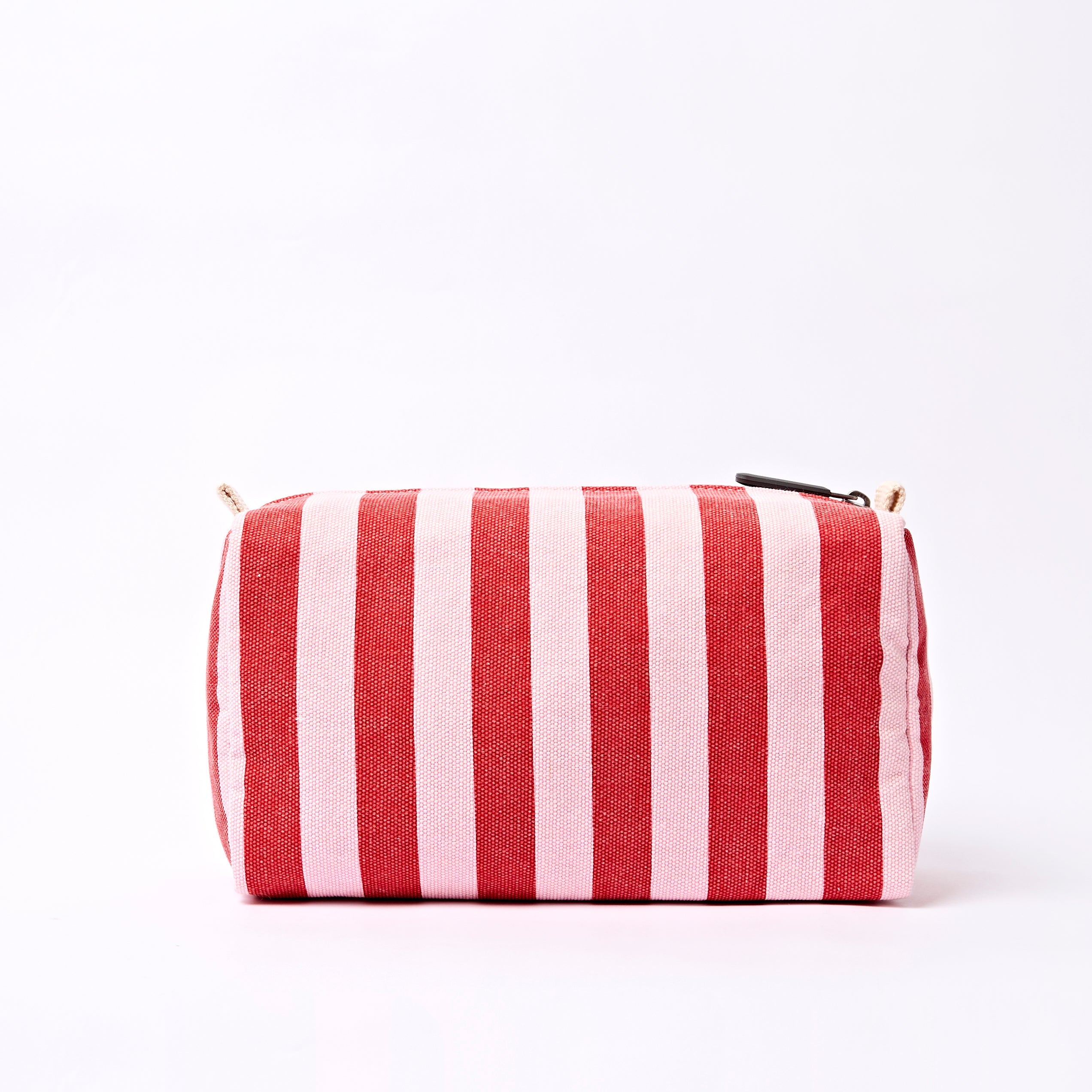 Mayfair Wash Bag Small Recycled Canvas - Strawberry Stripe