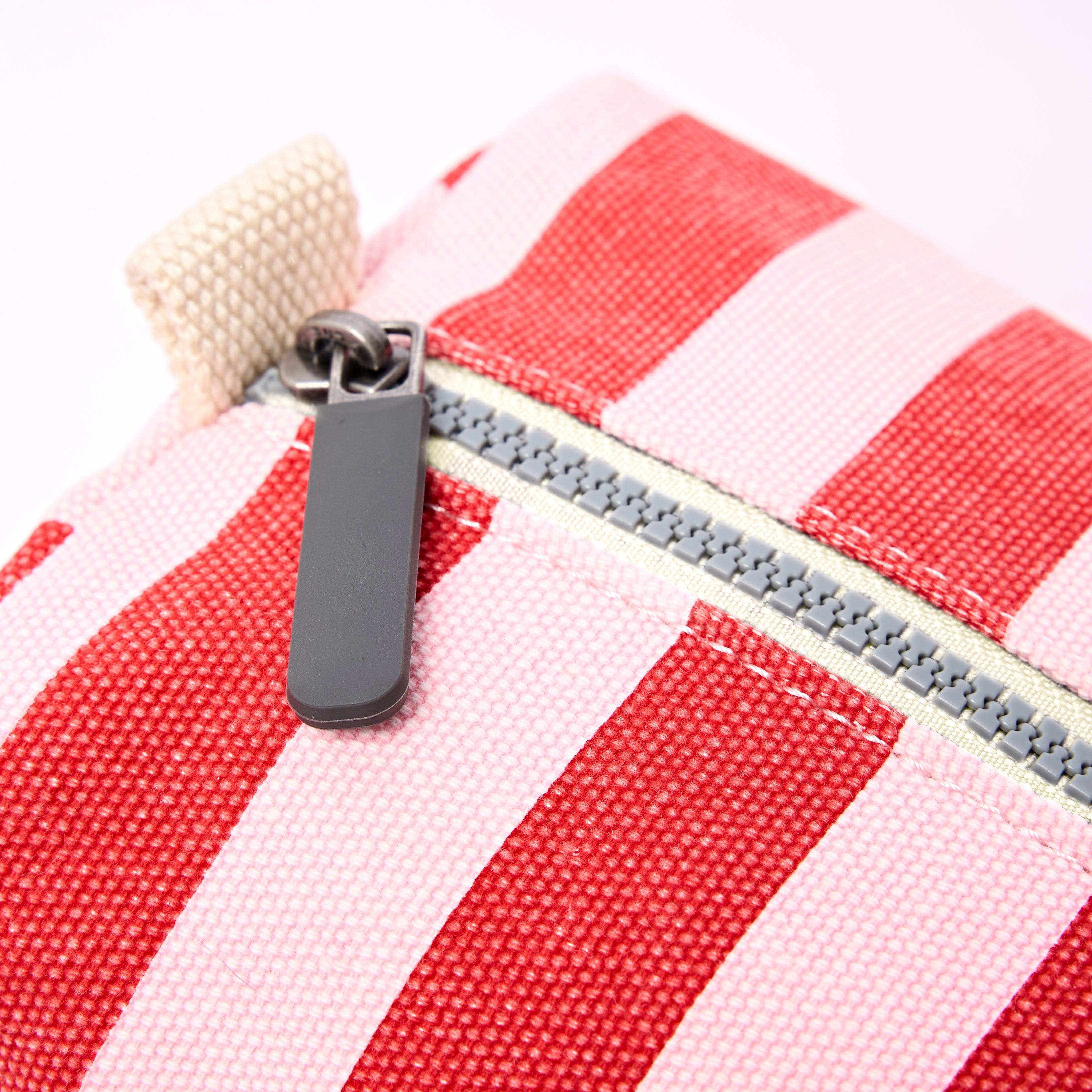 Mayfair Wash Bag Small Recycled Canvas - Strawberry Stripe