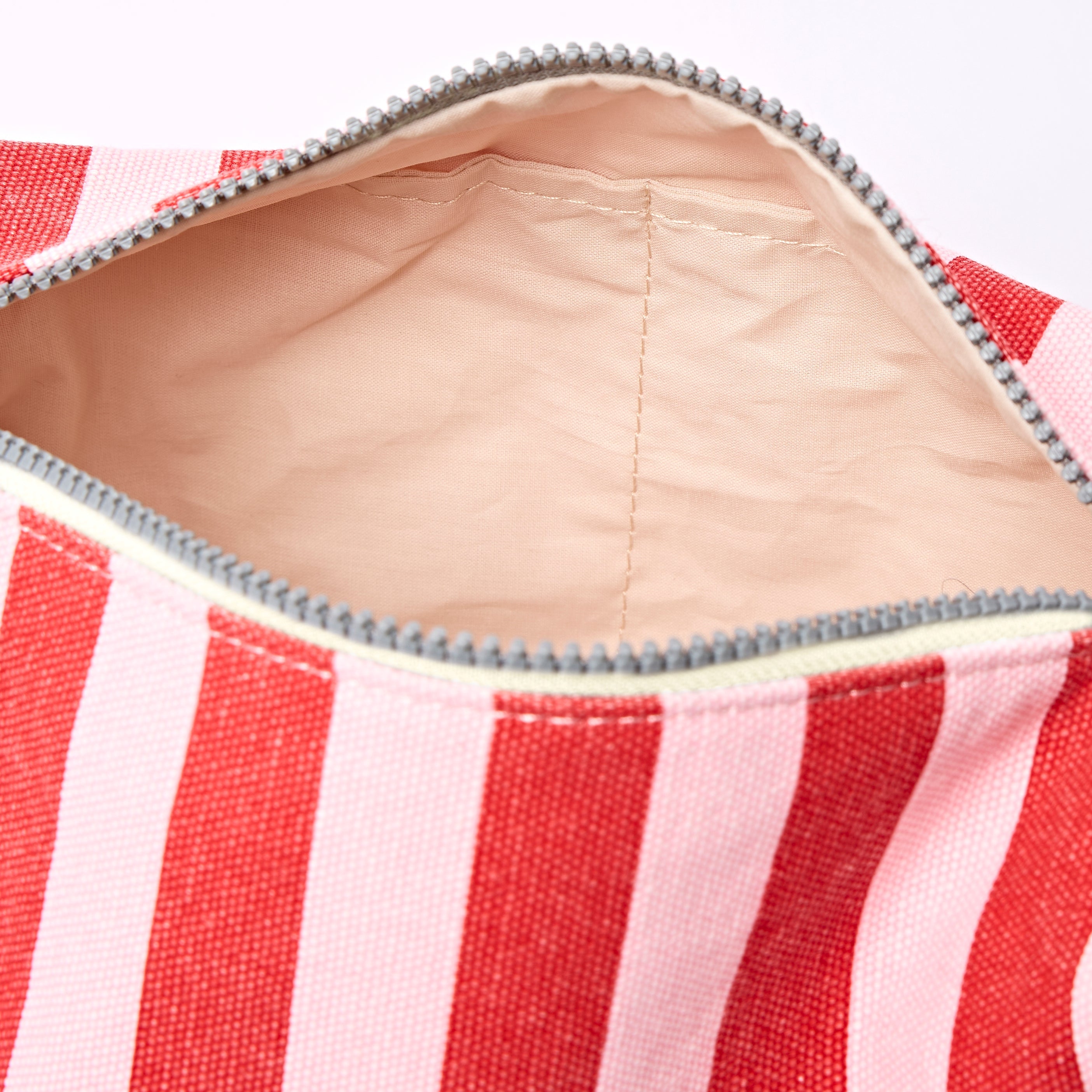 Mayfair Wash Bag Small Recycled Canvas - Strawberry Stripe