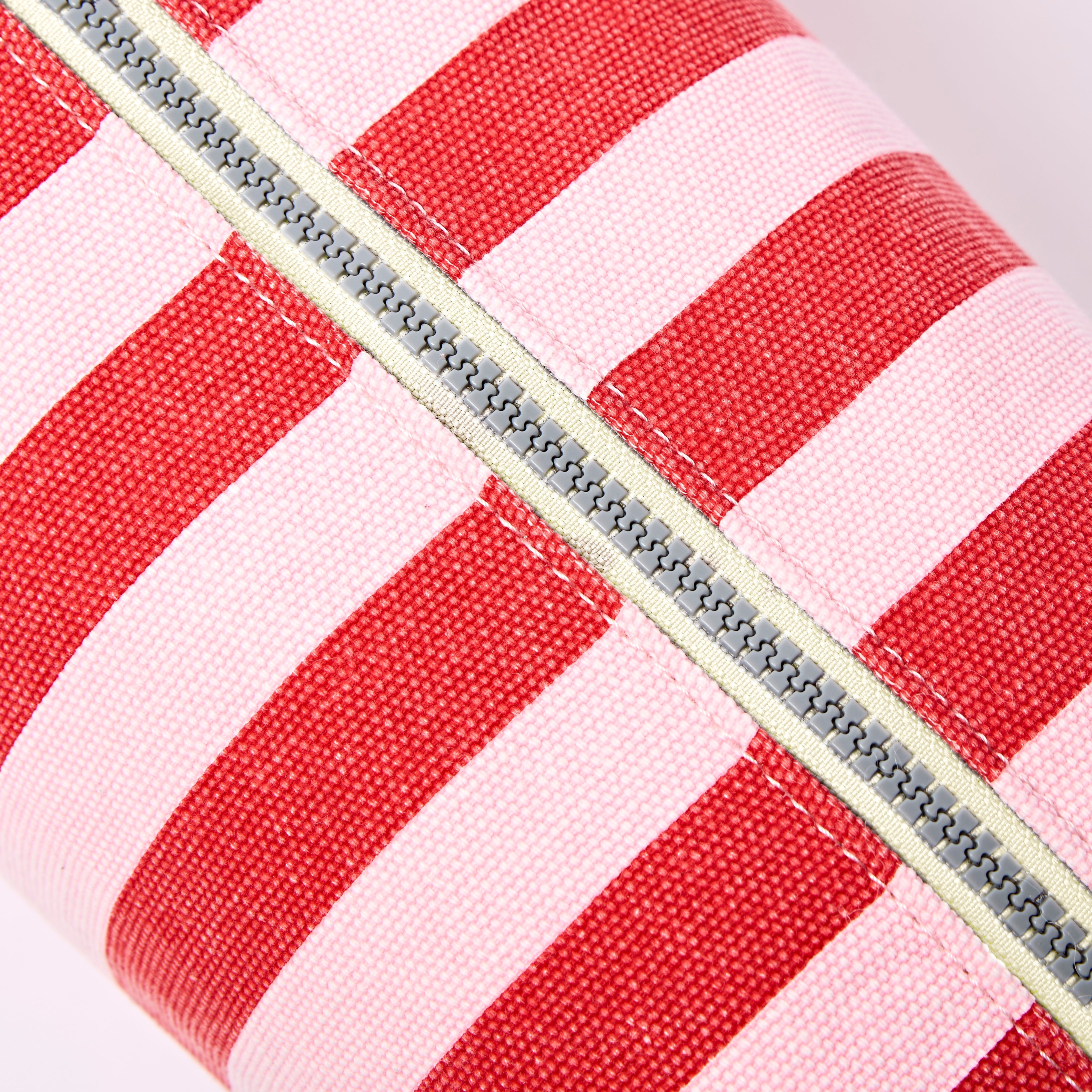 Mayfair Wash Bag Small Recycled Canvas - Strawberry Stripe