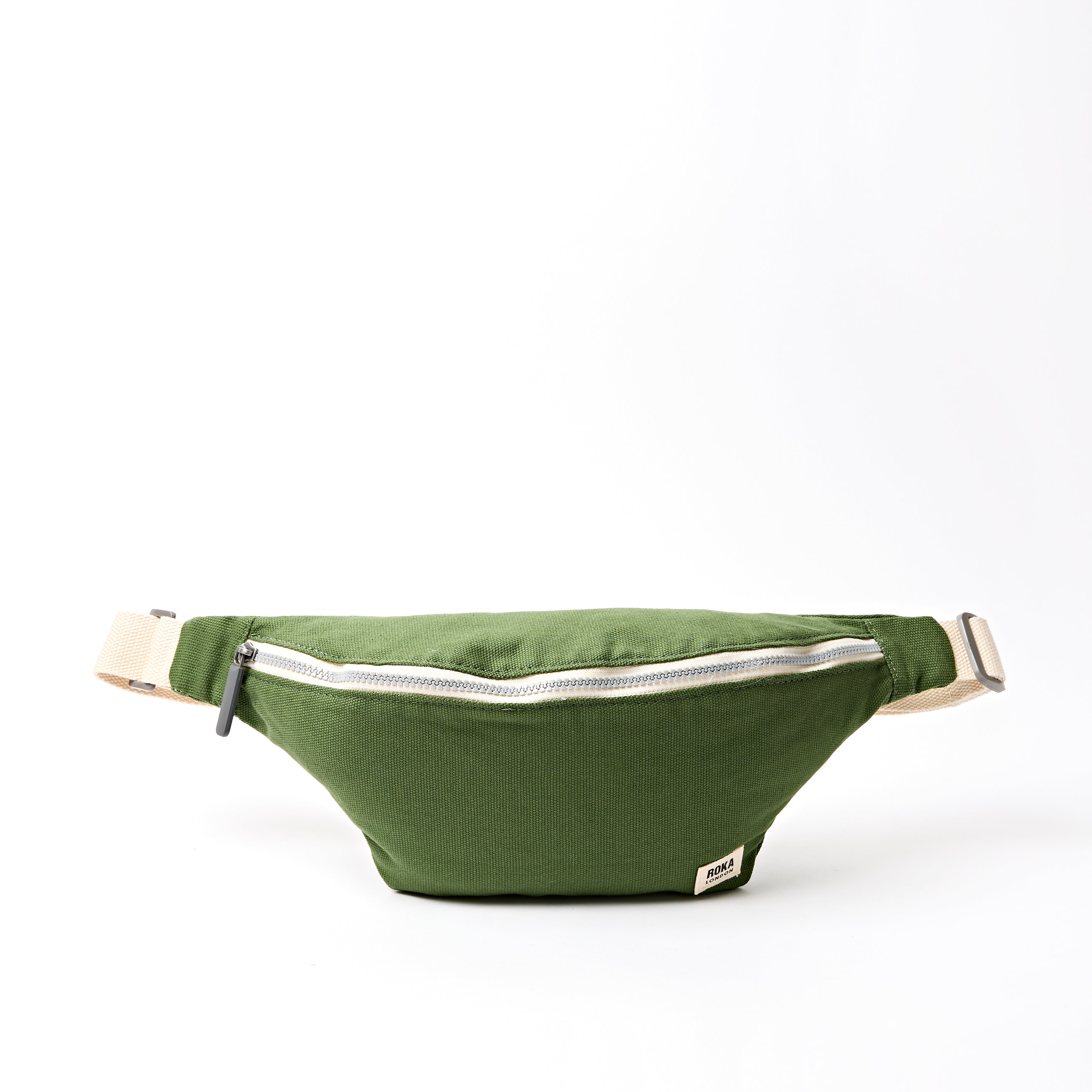 Mill Hill Crossbody Bag Small Recycled Canvas - Artichoke