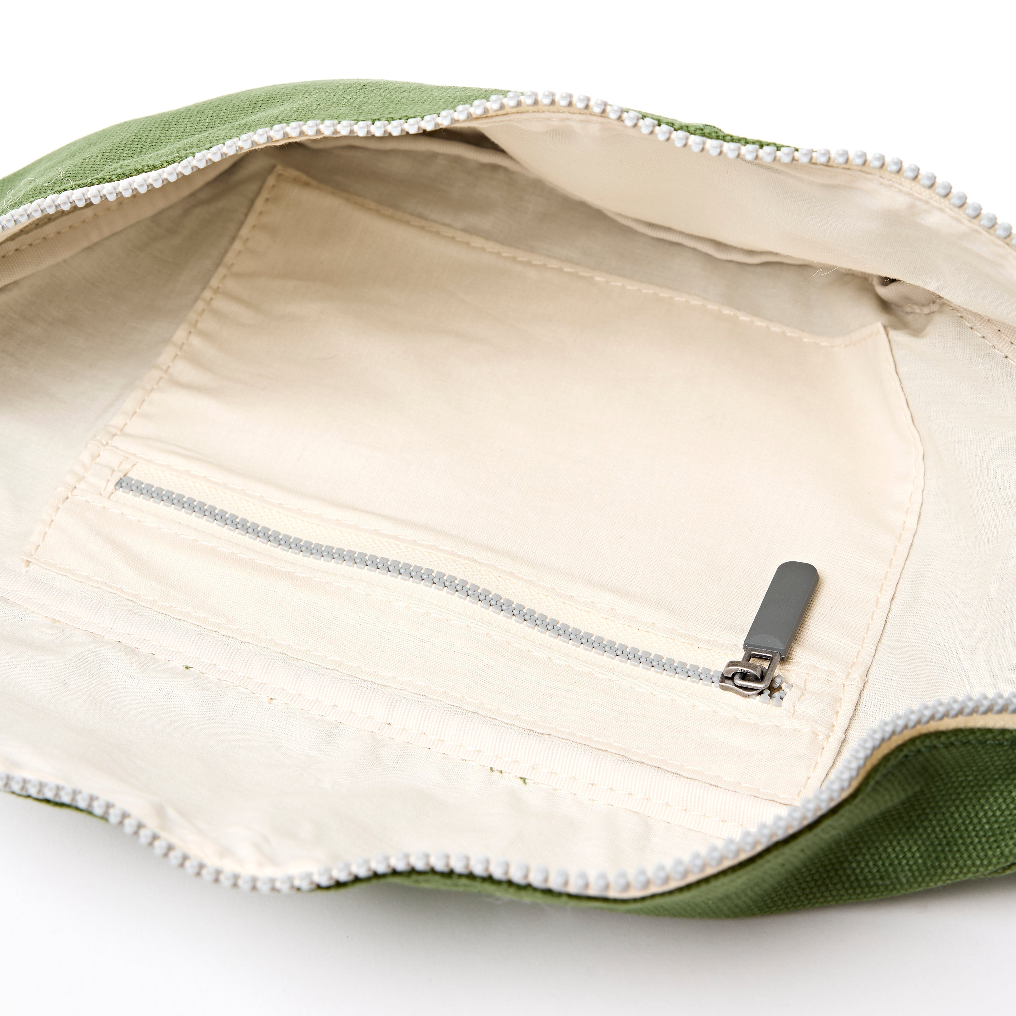 Mill Hill Crossbody Bag Small Recycled Canvas - Artichoke