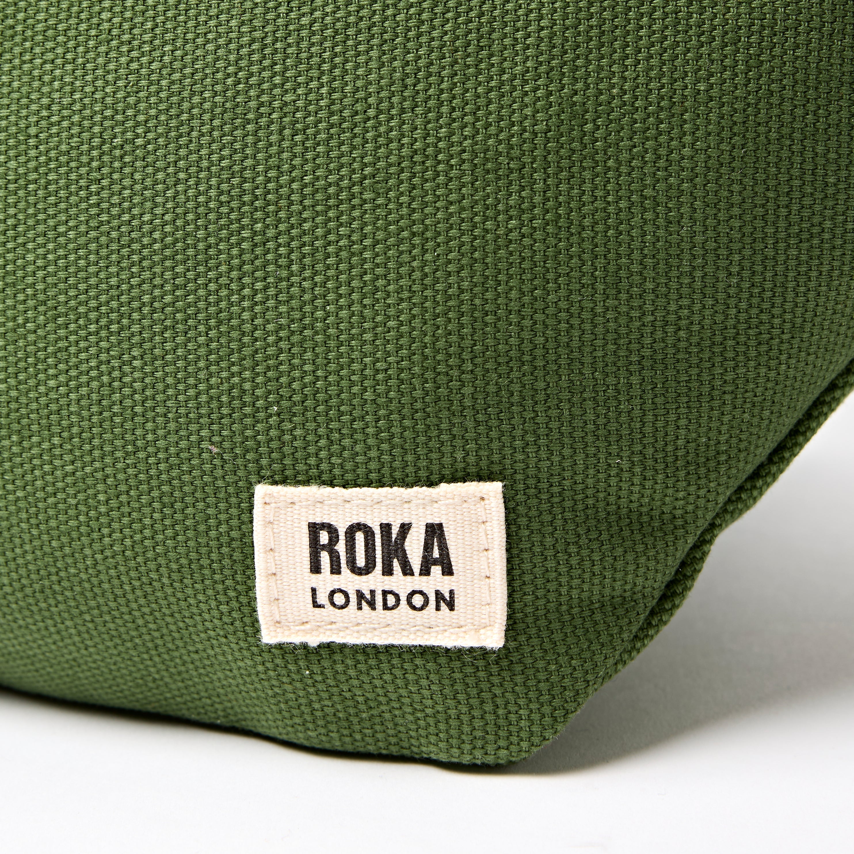 Mill Hill Crossbody Bag Small Recycled Canvas - Artichoke