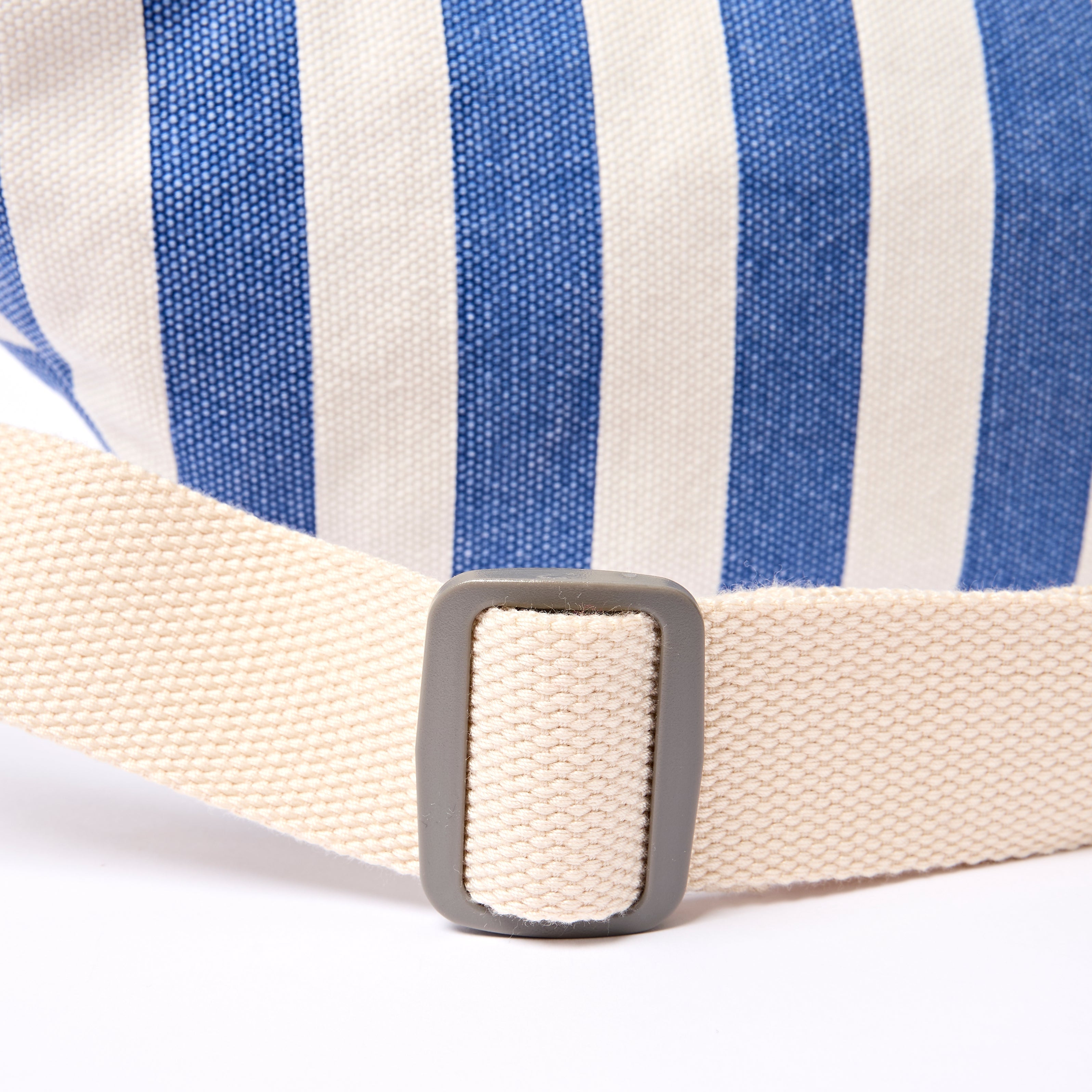 Mill Hill Crossbody Bag Small Recycled Canvas - Denim Stripe