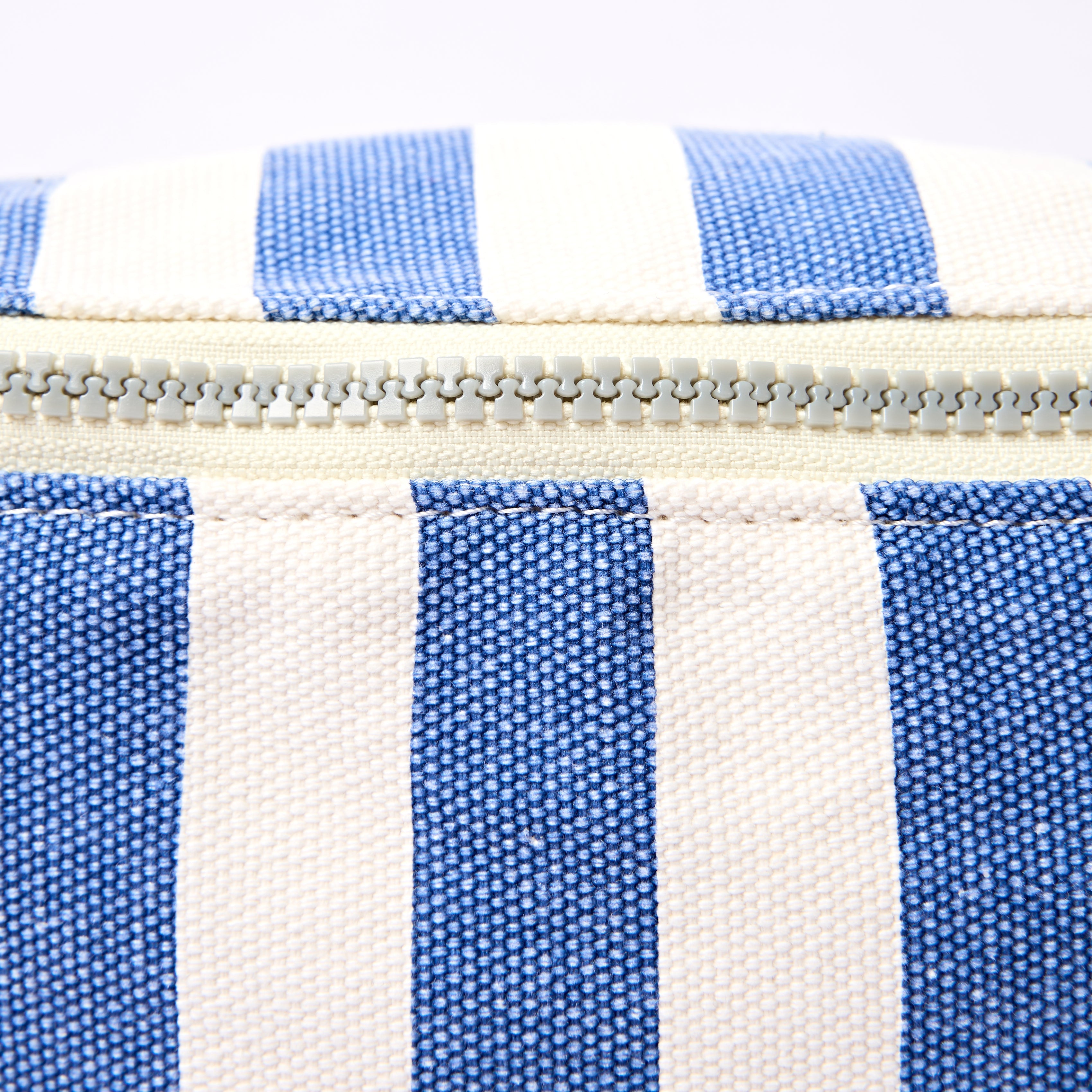 Mill Hill Crossbody Bag Small Recycled Canvas - Denim Stripe