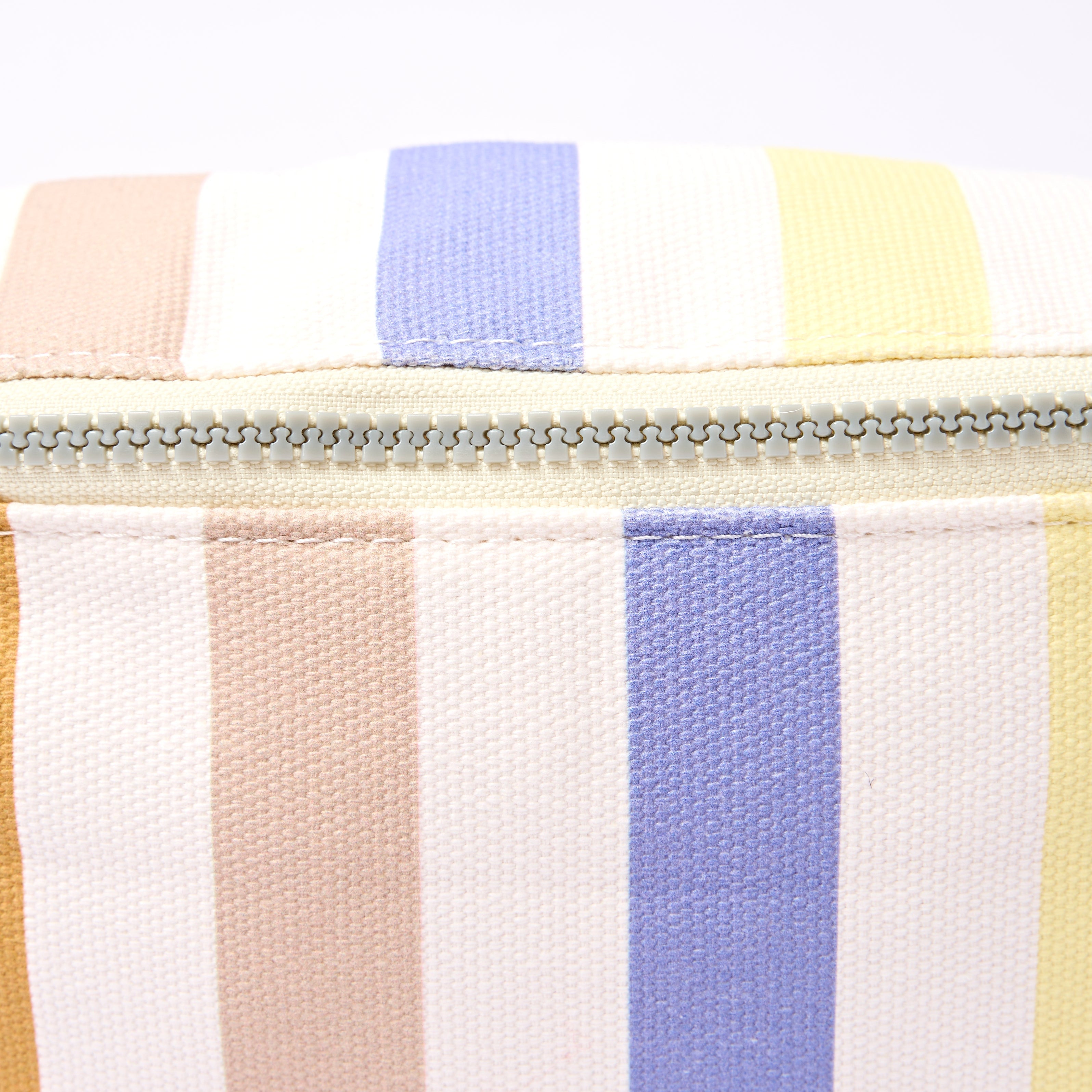 Mill Hill Crossbody Bag Small Recycled Canvas - Pastel Multistripe