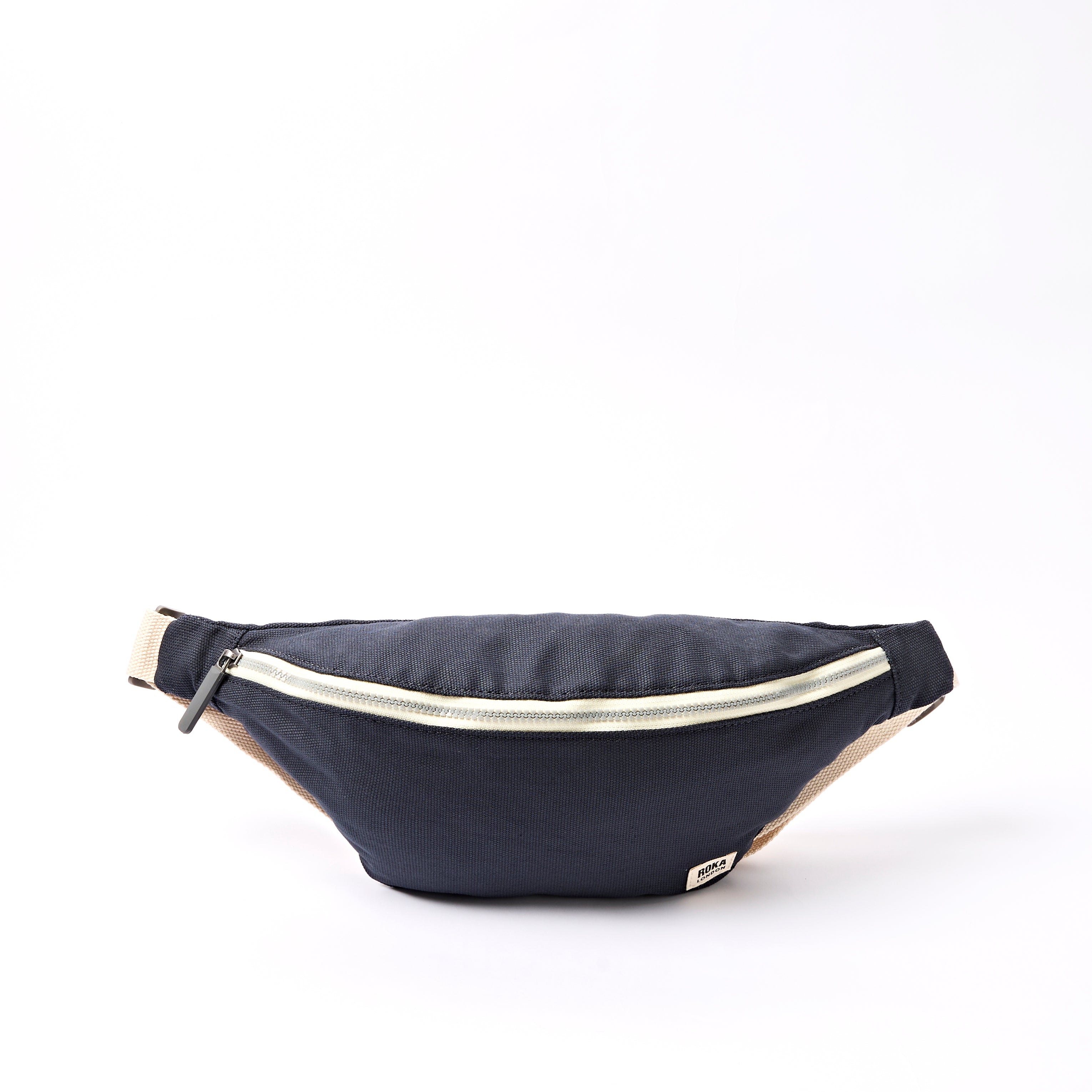 Mill Hill Crossbody Bag Small Recycled Canvas - Smoke