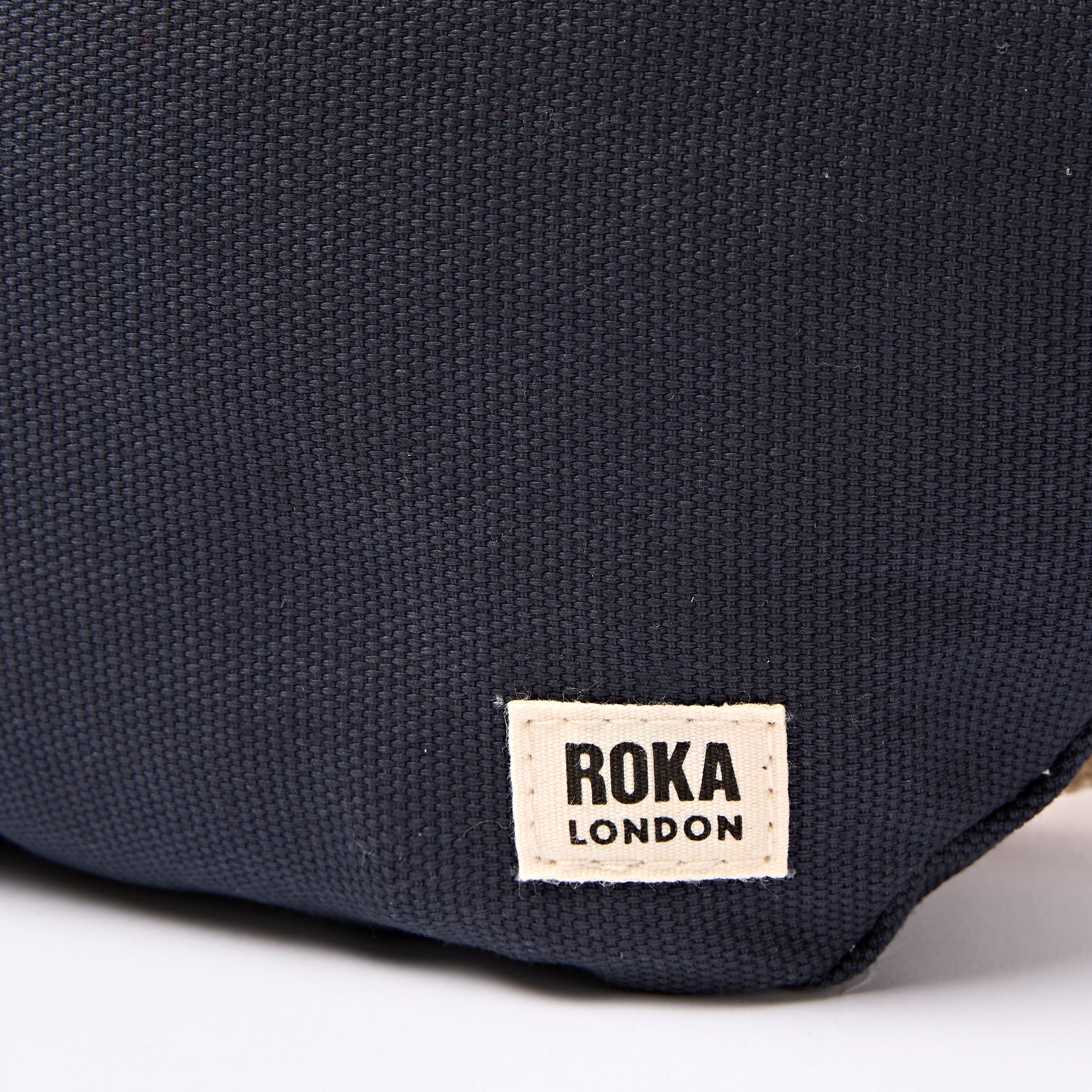 Mill Hill Crossbody Bag Small Recycled Canvas - Smoke