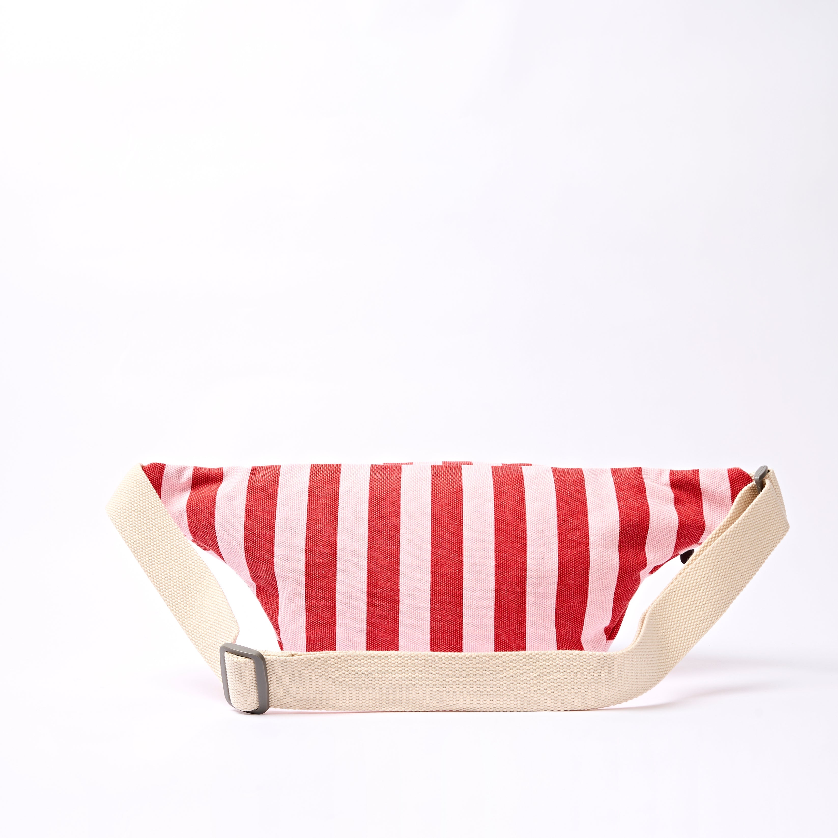 Mill Hill Crossbody Bag Small Recycled Canvas - Strawberry Stripe