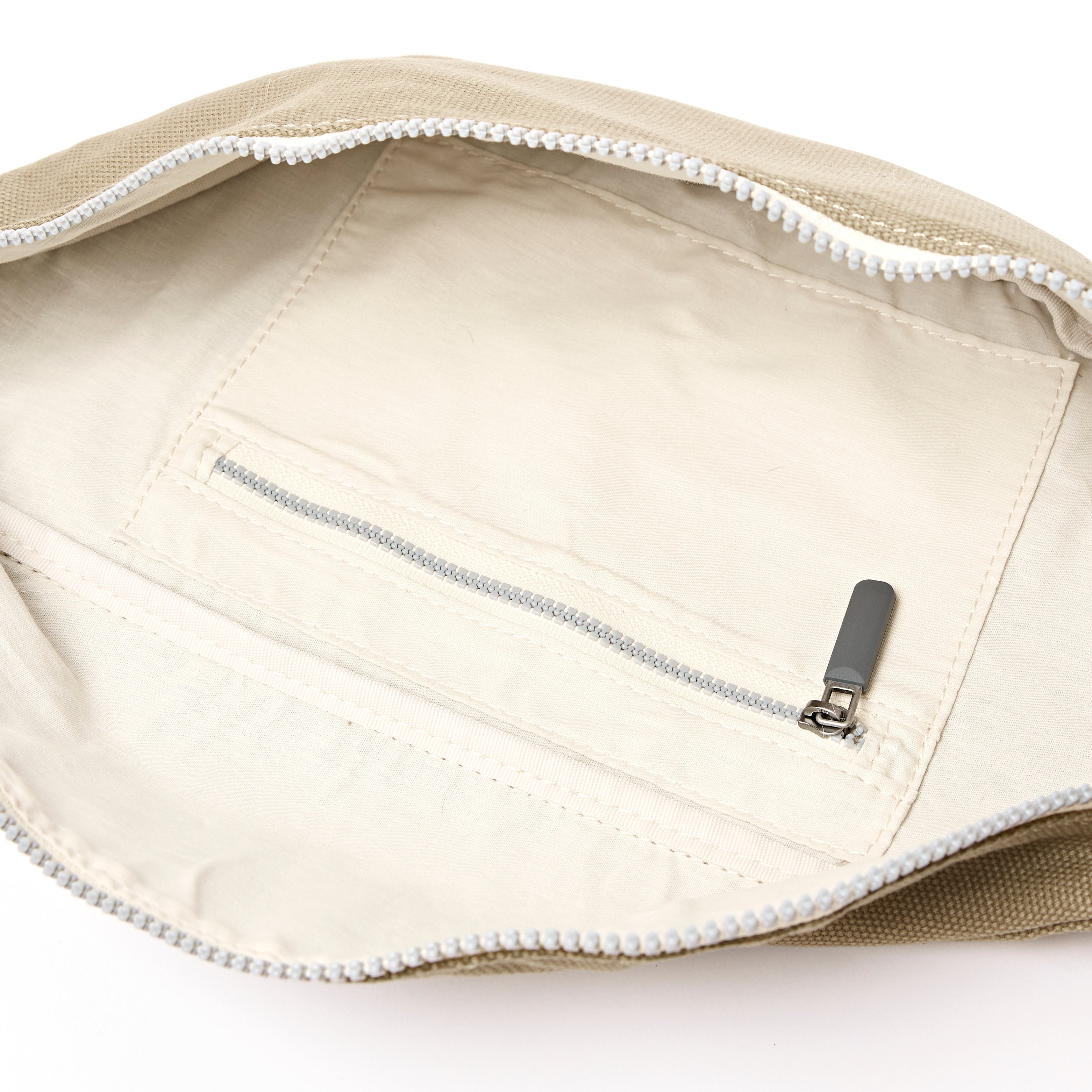 Mill Hill Crossbody Bag Small Recycled Canvas - Taupe