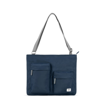 Moorgate Messenger Bag Medium Recycled Nylon - Midnight