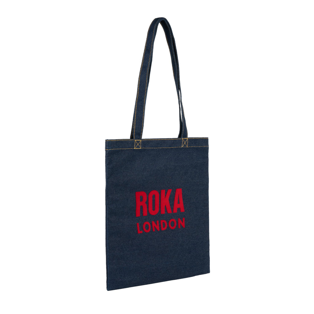 Notting Hill Tote Bag Small Cotton - Dark Wash Denim