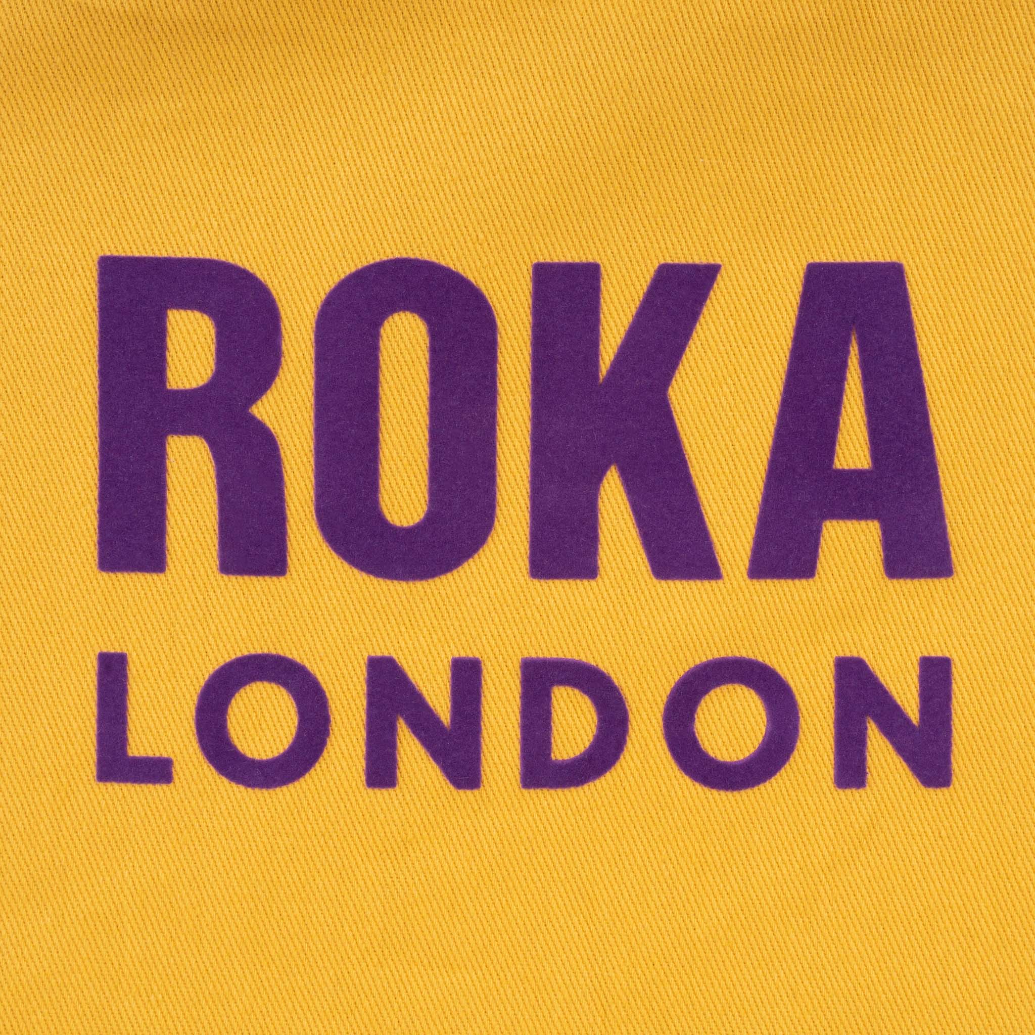 Notting Hill Tote Bag Small Cotton - Yellow Purple