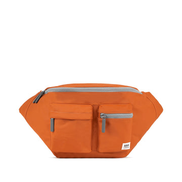 Oval Crossbody Bag Extra Large Recycled Nylon - Burnt Orange