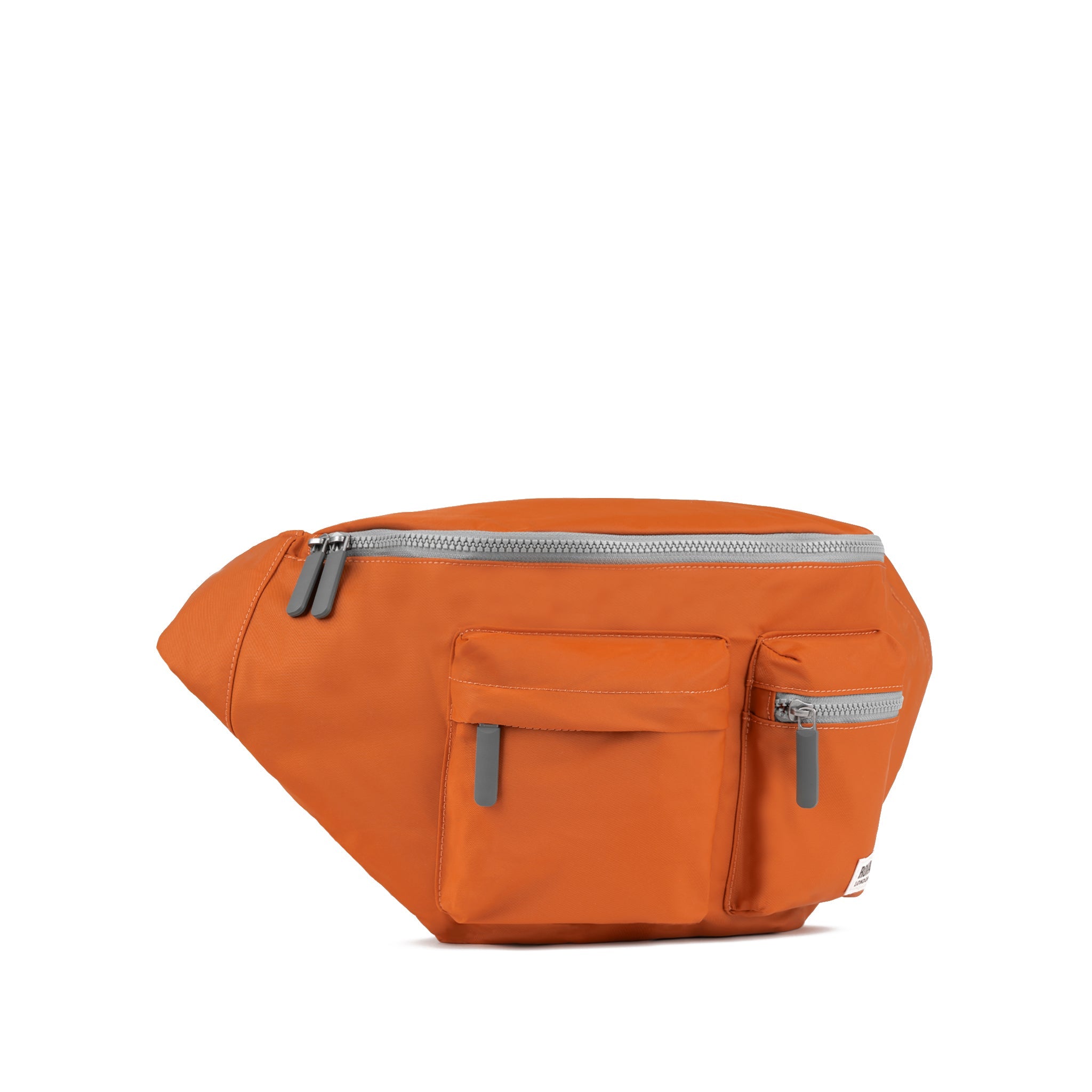 Oval Crossbody Bag Extra Large Recycled Nylon - Burnt Orange