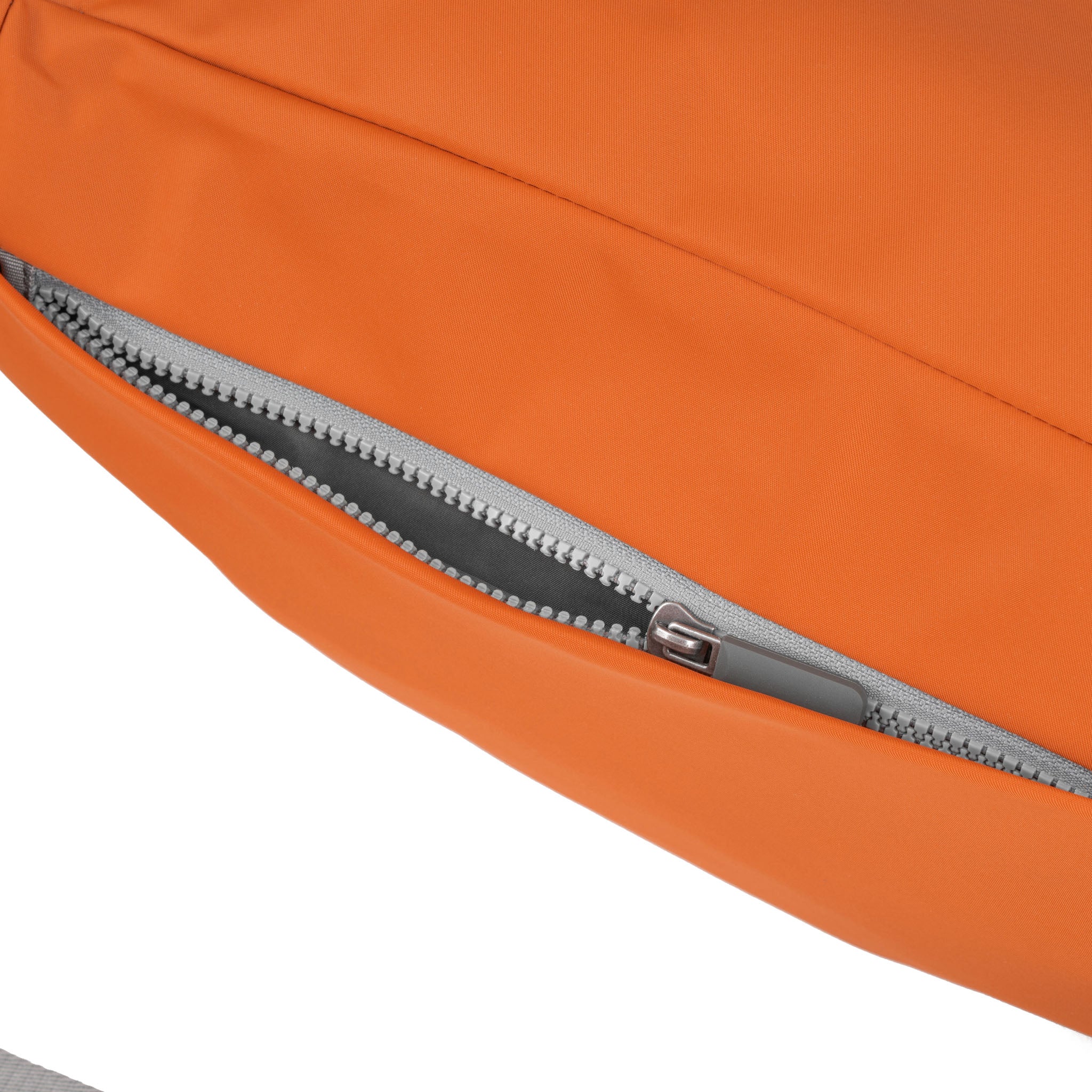 Oval Crossbody Bag Extra Large Recycled Nylon - Burnt Orange