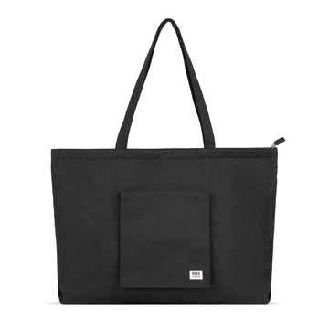 Portobello Tote Bag Large Cotton - Black