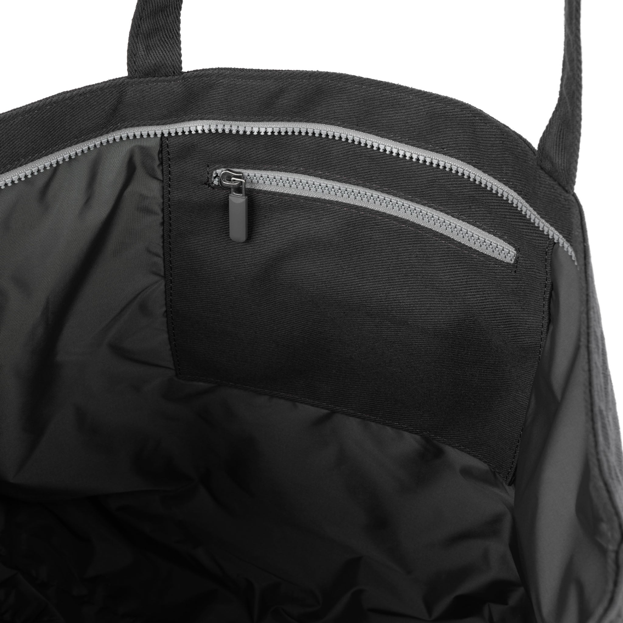 Portobello Tote Bag Large Cotton - Black