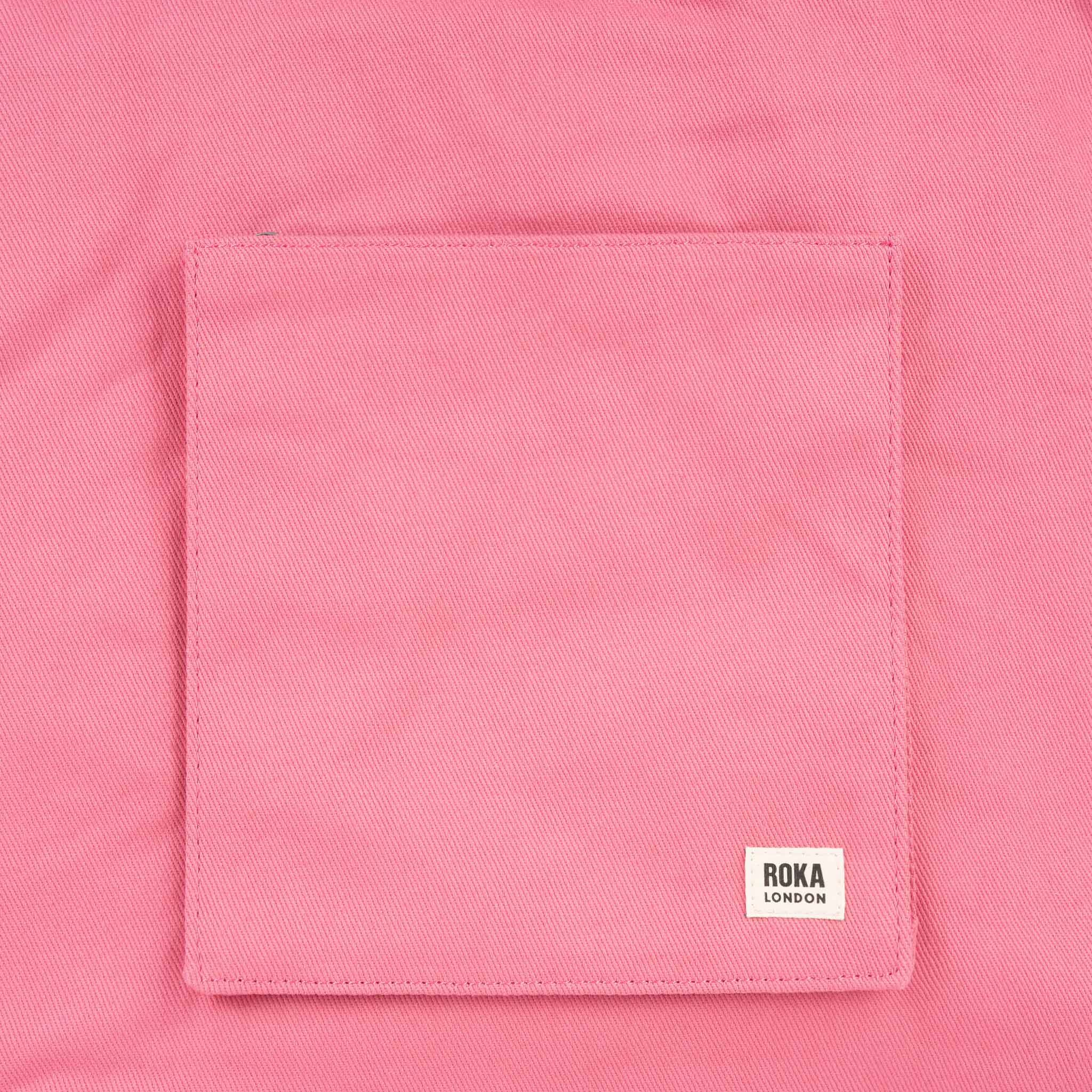 Portobello Tote Bag Large Cotton - Crimson