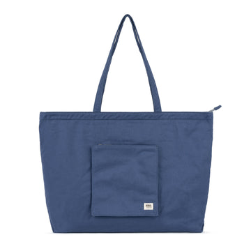 Portobello Tote Bag Large Cotton - Indigo