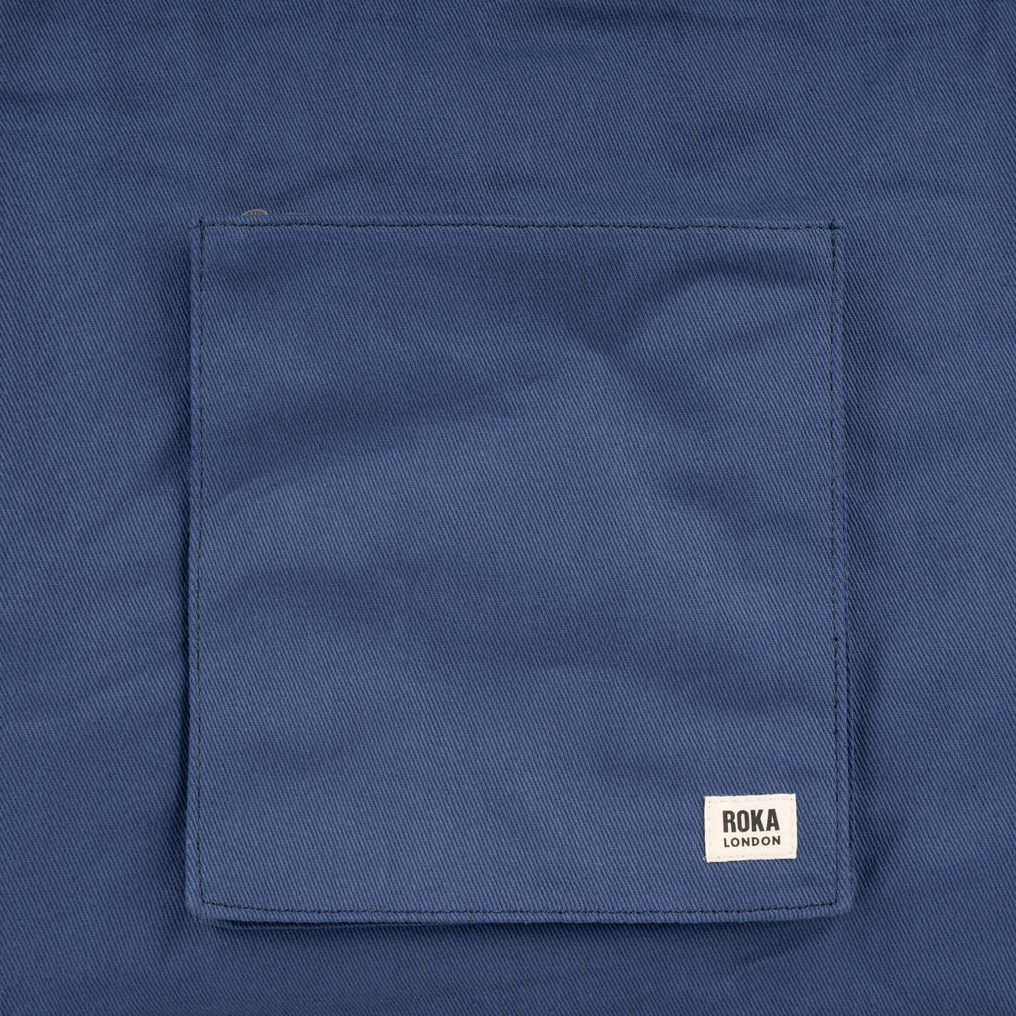 Portobello Tote Bag Large Cotton - Indigo