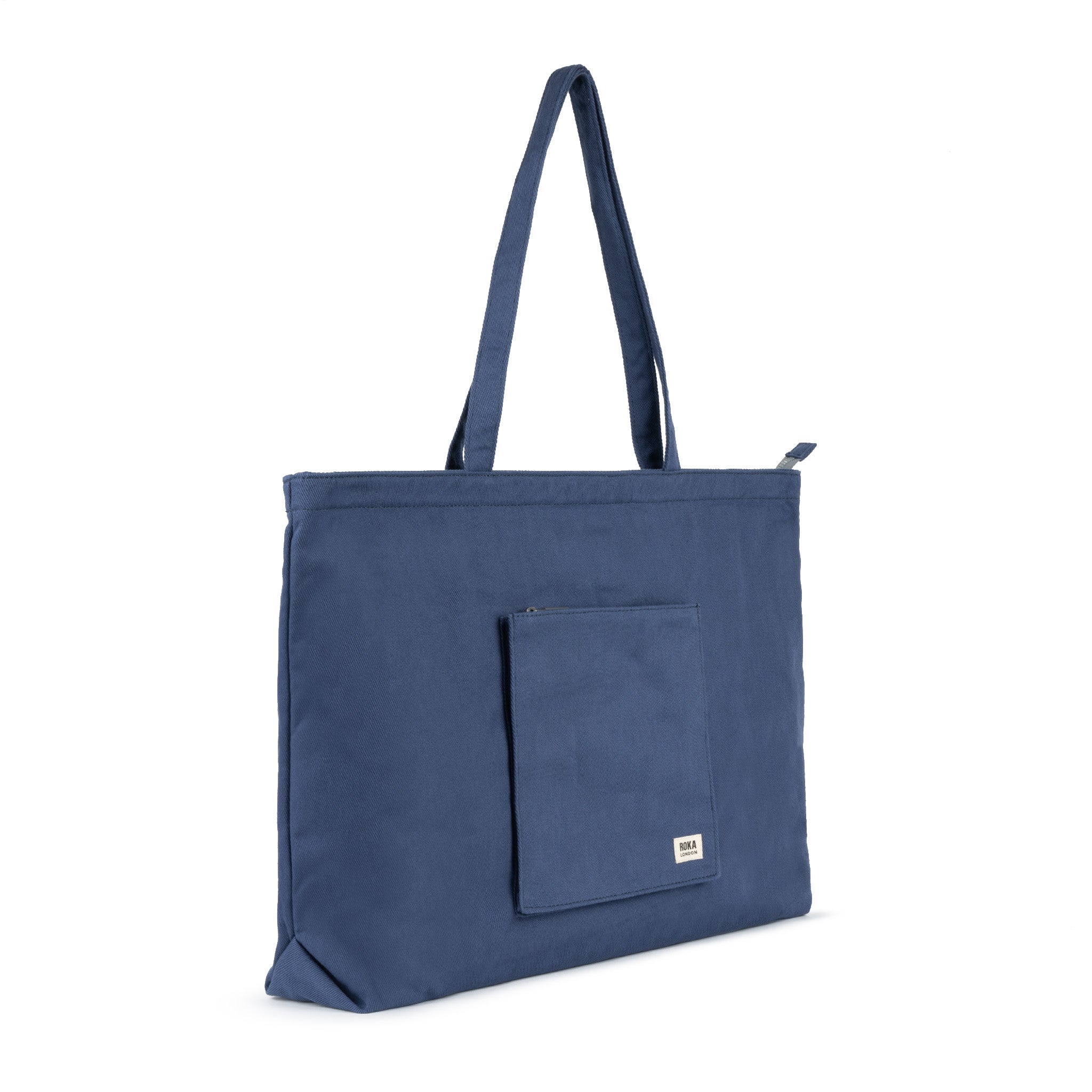 Portobello Tote Bag Large Cotton - Indigo