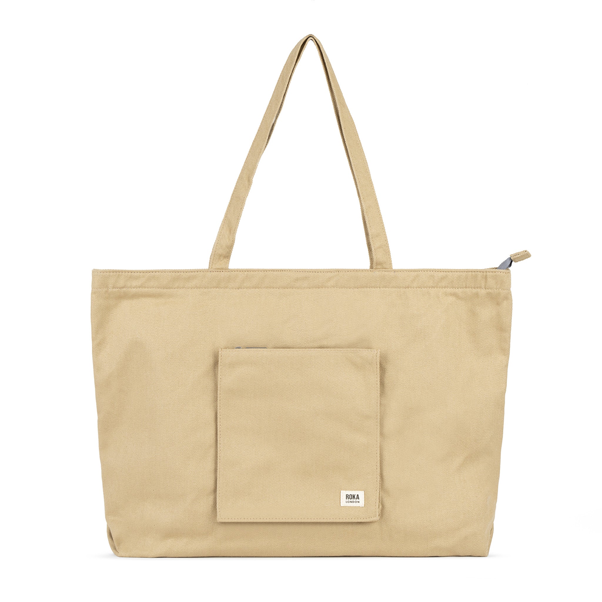 Portobello Tote Bag Large Cotton - Khaki