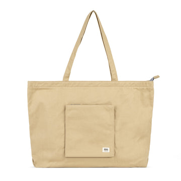 Portobello Tote Bag Large Cotton - Khaki