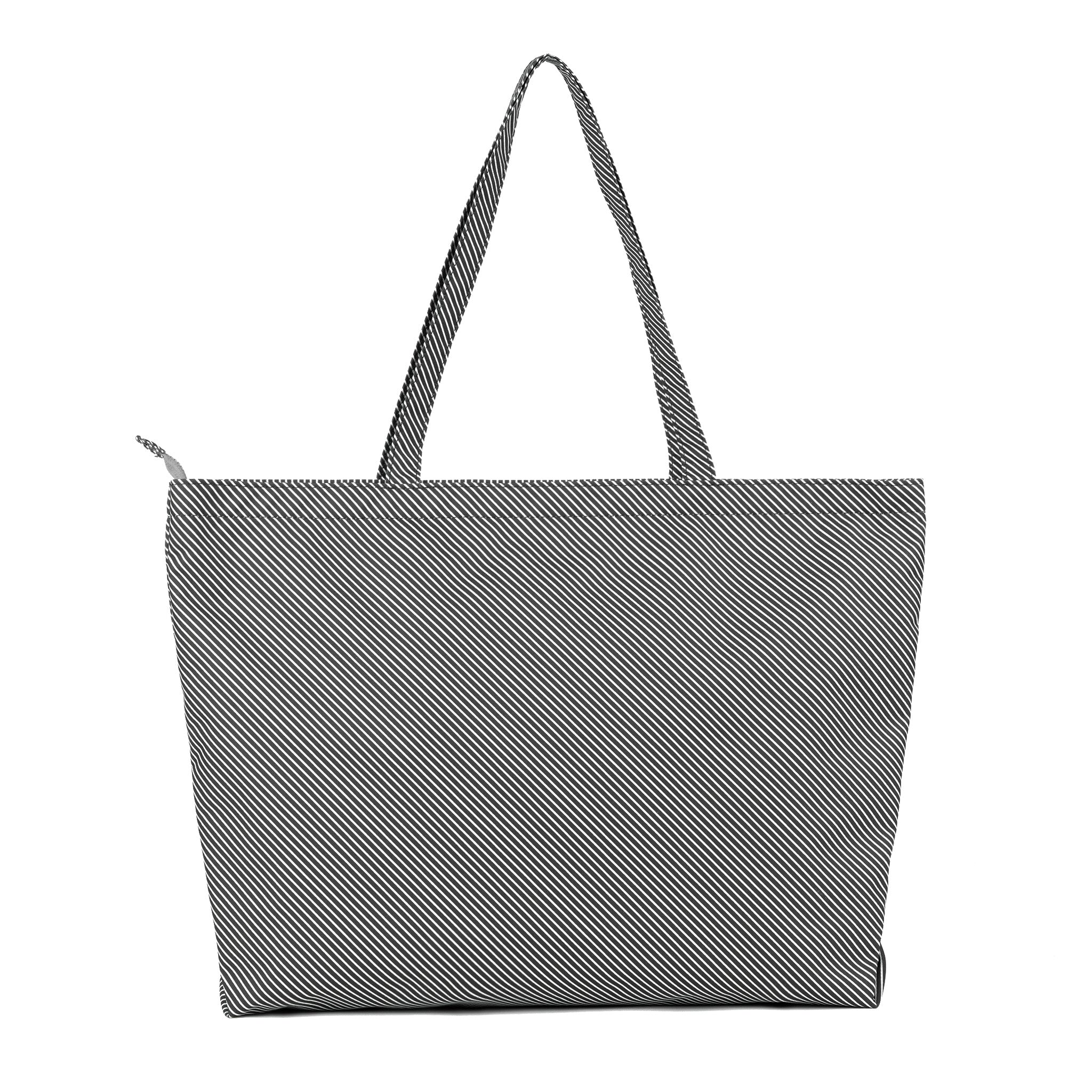 Portobello Tote Bag Large Recycled Canvas - Mixed Hickory