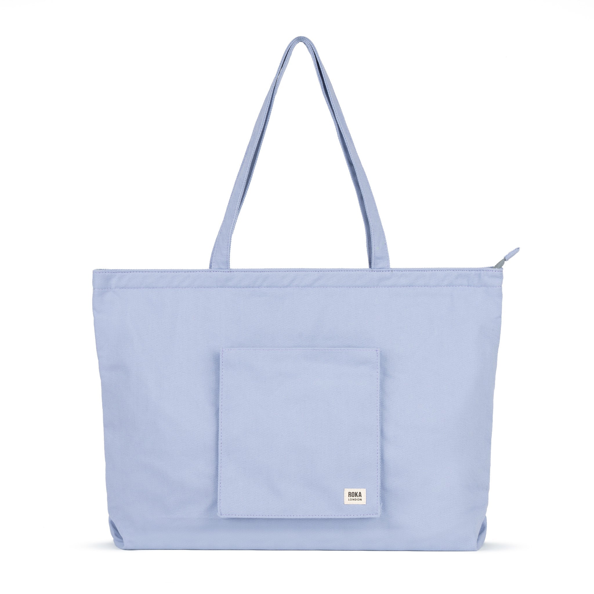 Portobello Tote Bag Large Cotton - Periwinkle