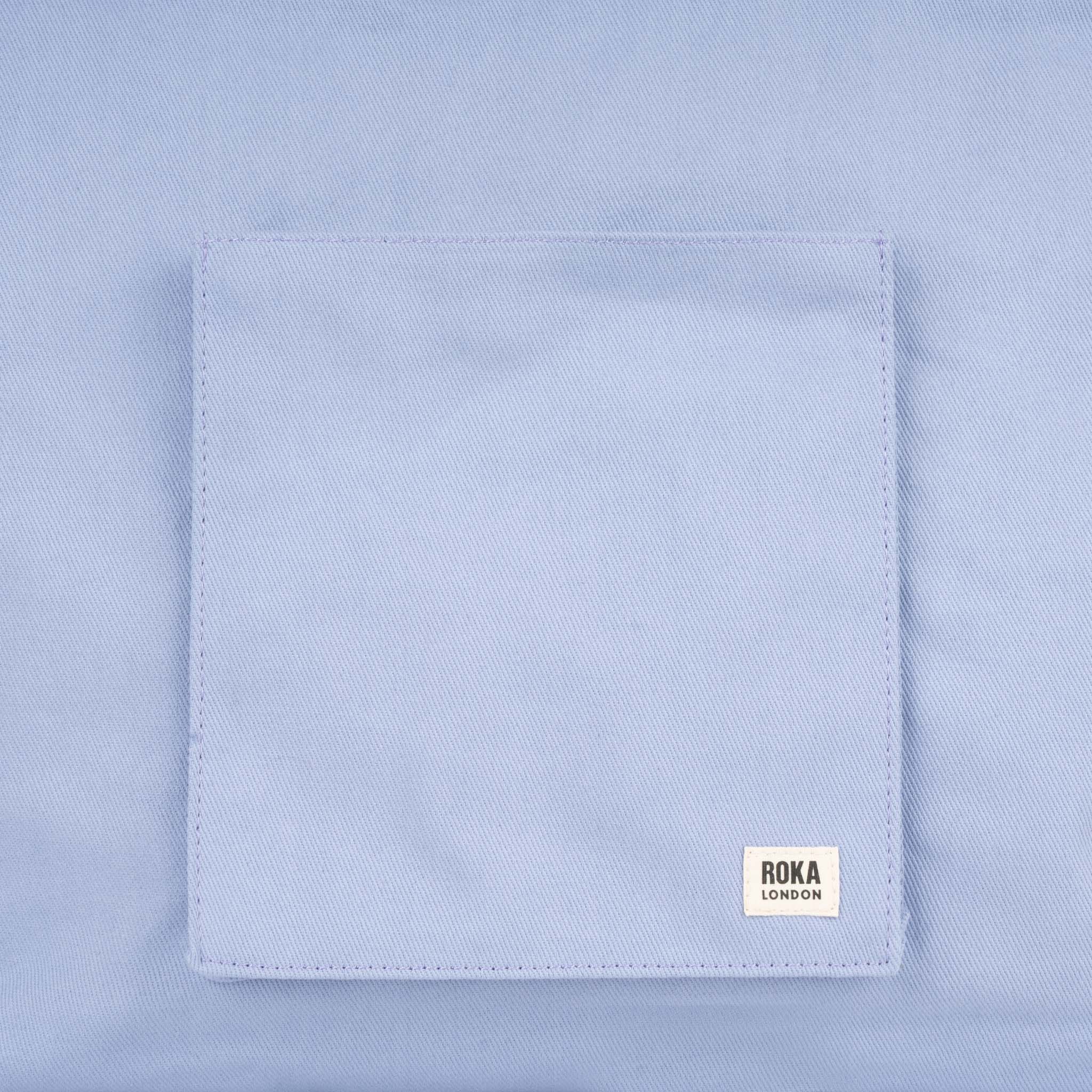 Portobello Tote Bag Large Cotton - Periwinkle