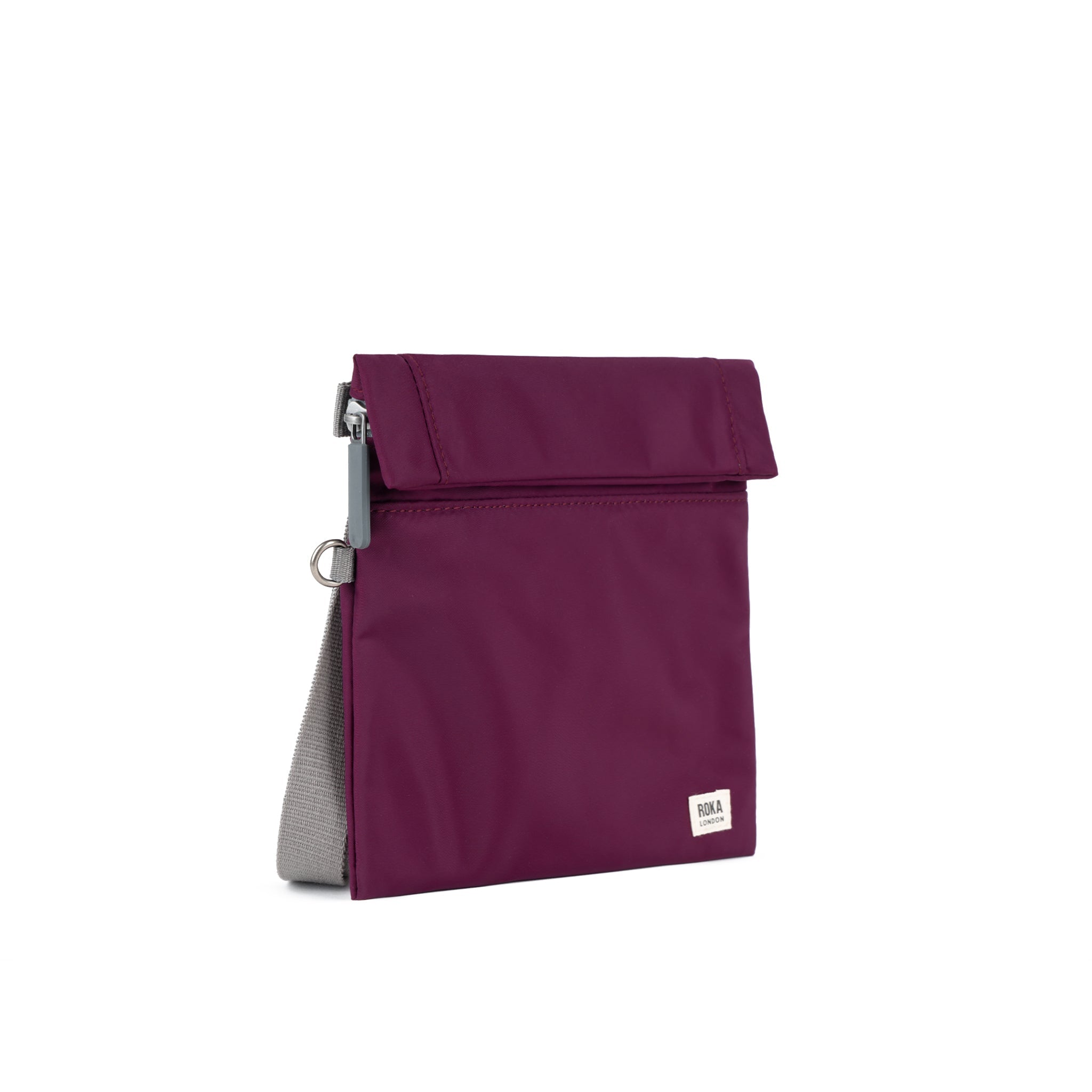 Stratford Crossbody Bag Small Recycled Nylon Ripstop - Royal Burgundy