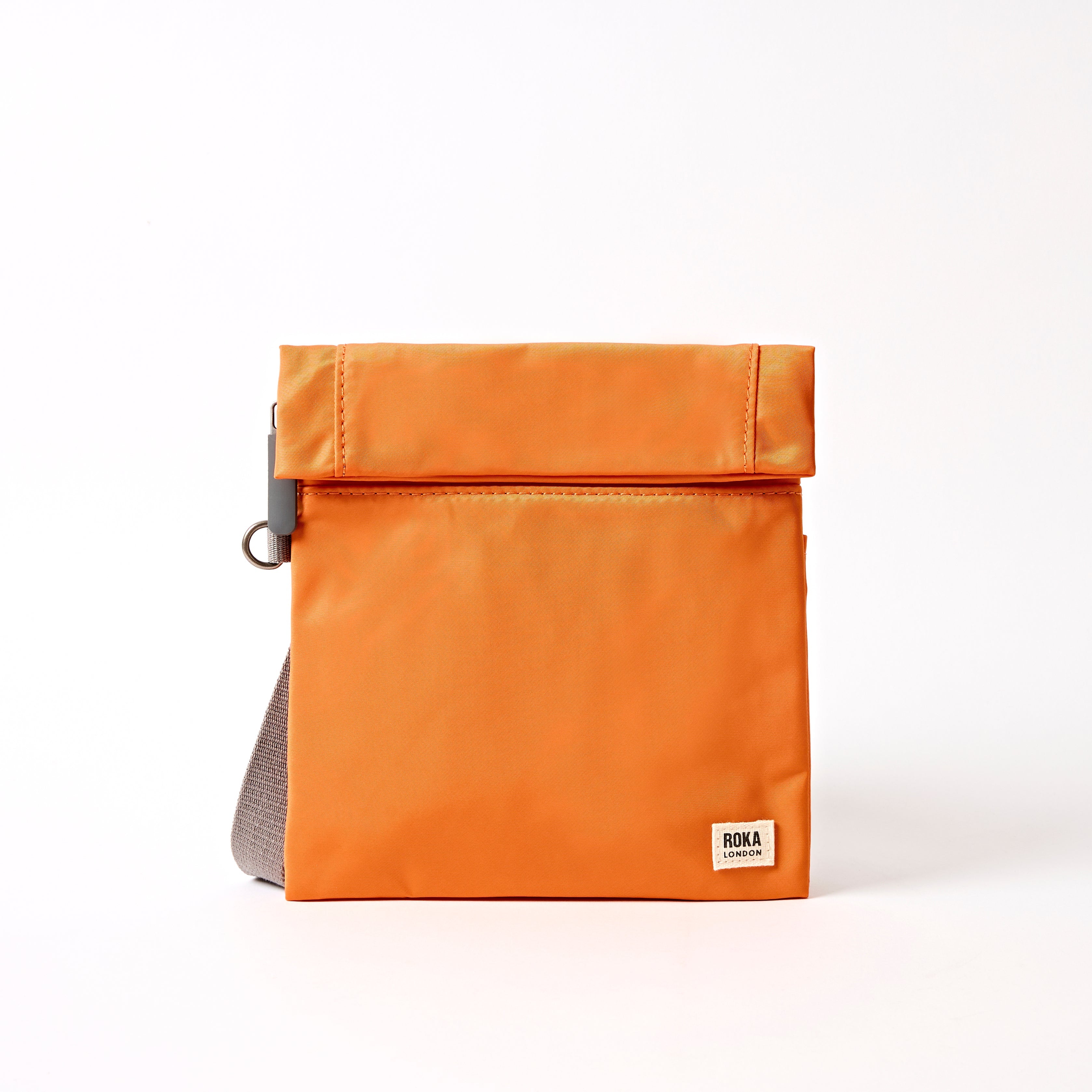 Stratford Crossbody Bag Small Recycled Nylon - Jaffa Orange
