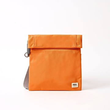 Stratford Crossbody Bag Small Recycled Nylon - Jaffa Orange