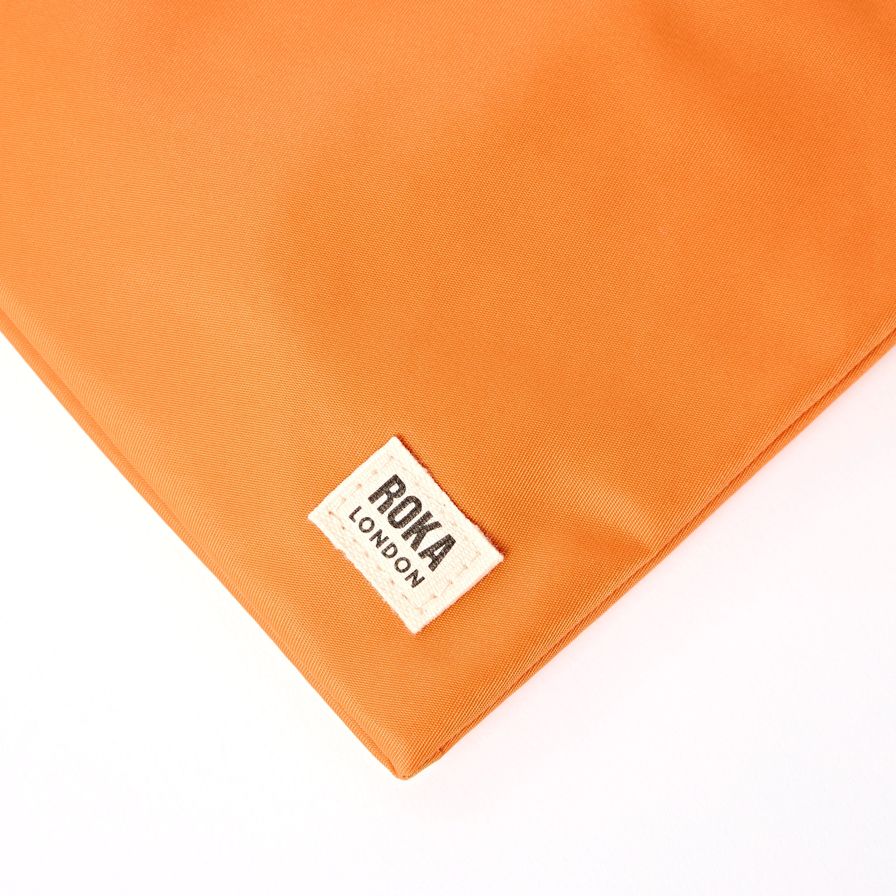 Stratford Crossbody Bag Small Recycled Nylon - Jaffa Orange