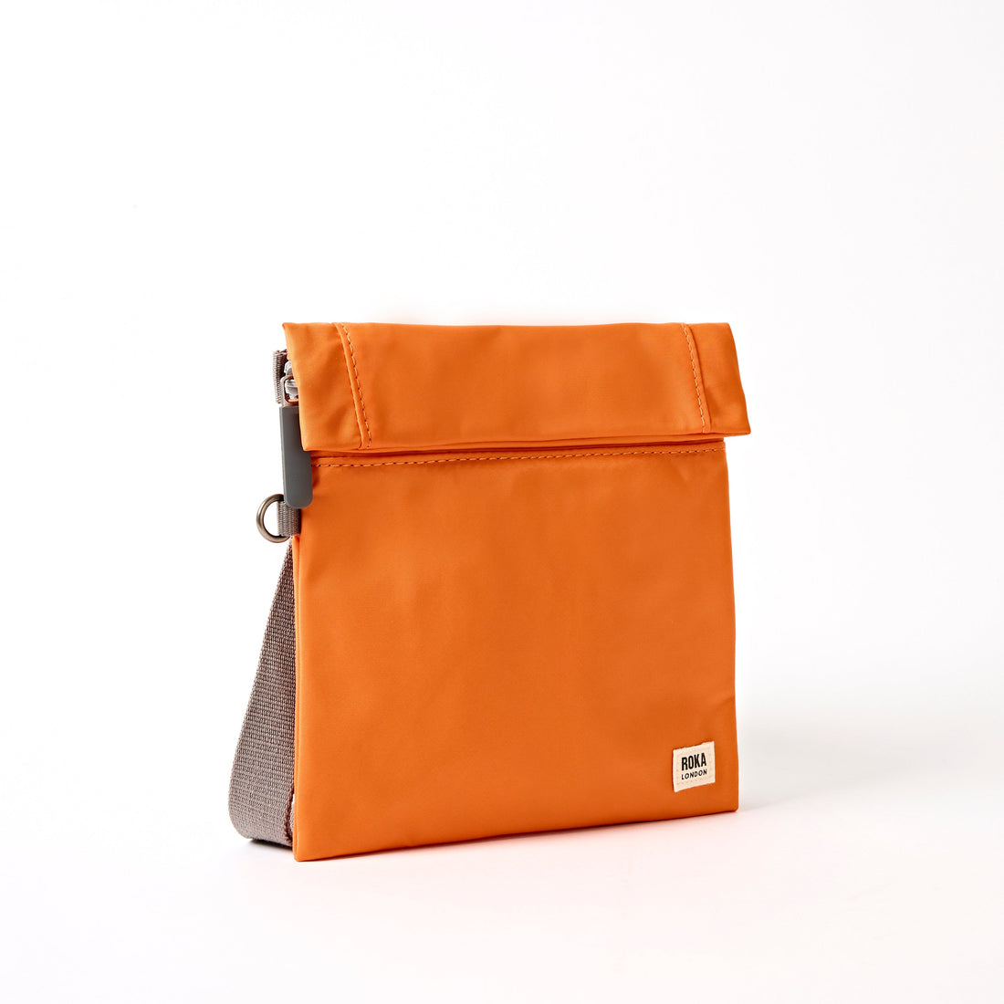 Stratford Crossbody Bag Small Recycled Nylon - Jaffa Orange