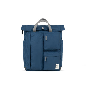 Waterhouse Multipocket Backpack Medium Recycled Canvas - Deep Blue