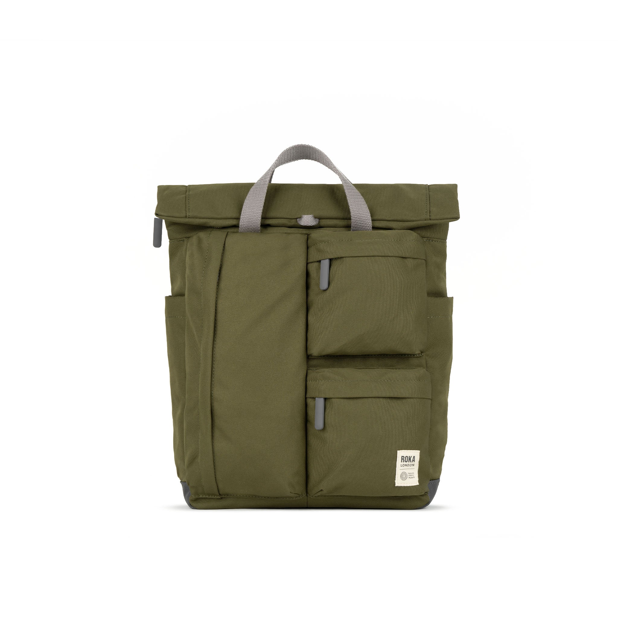 Waterhouse Multipocket Backpack Medium Recycled Canvas - Moss