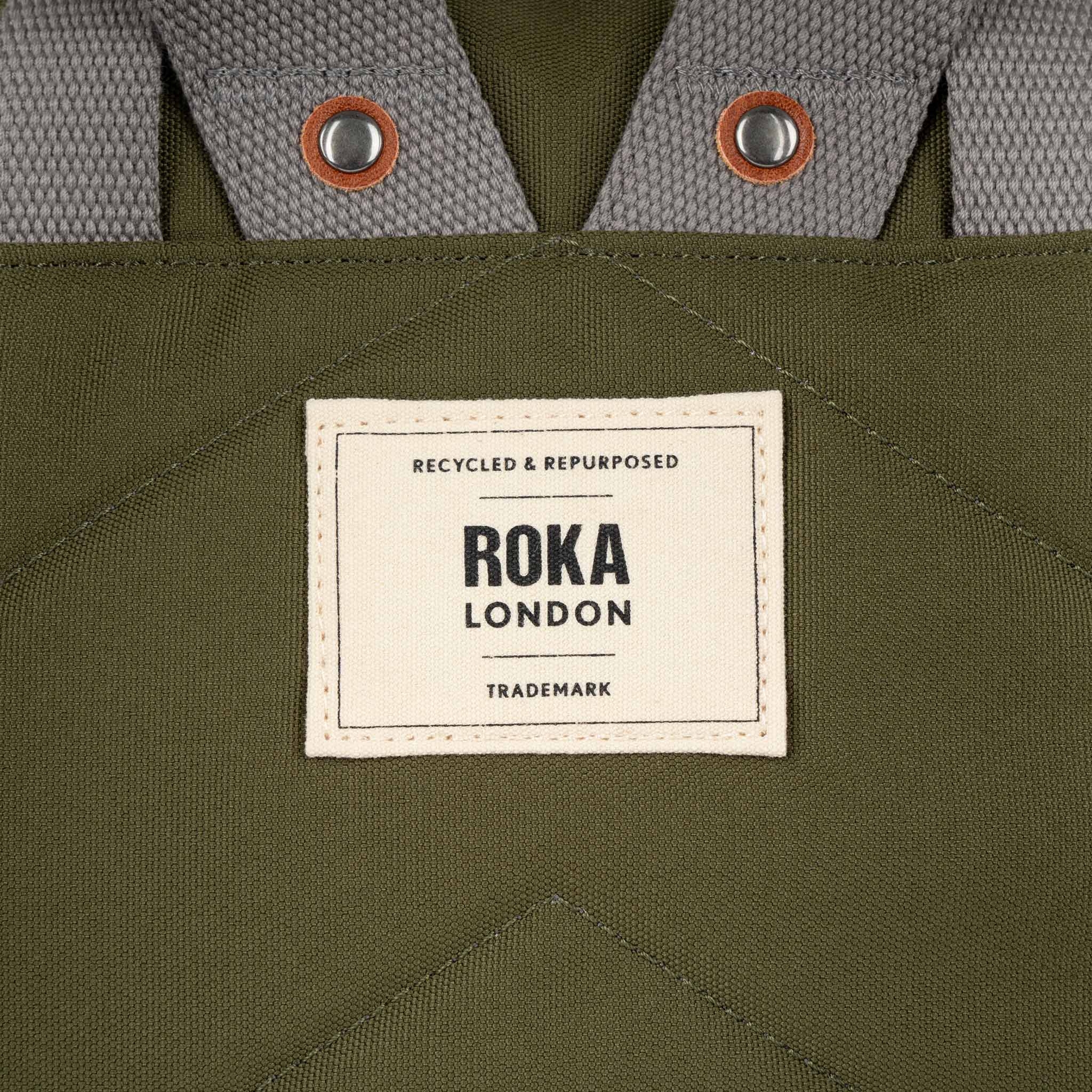 Waterhouse Multipocket Backpack Medium Recycled Canvas - Moss