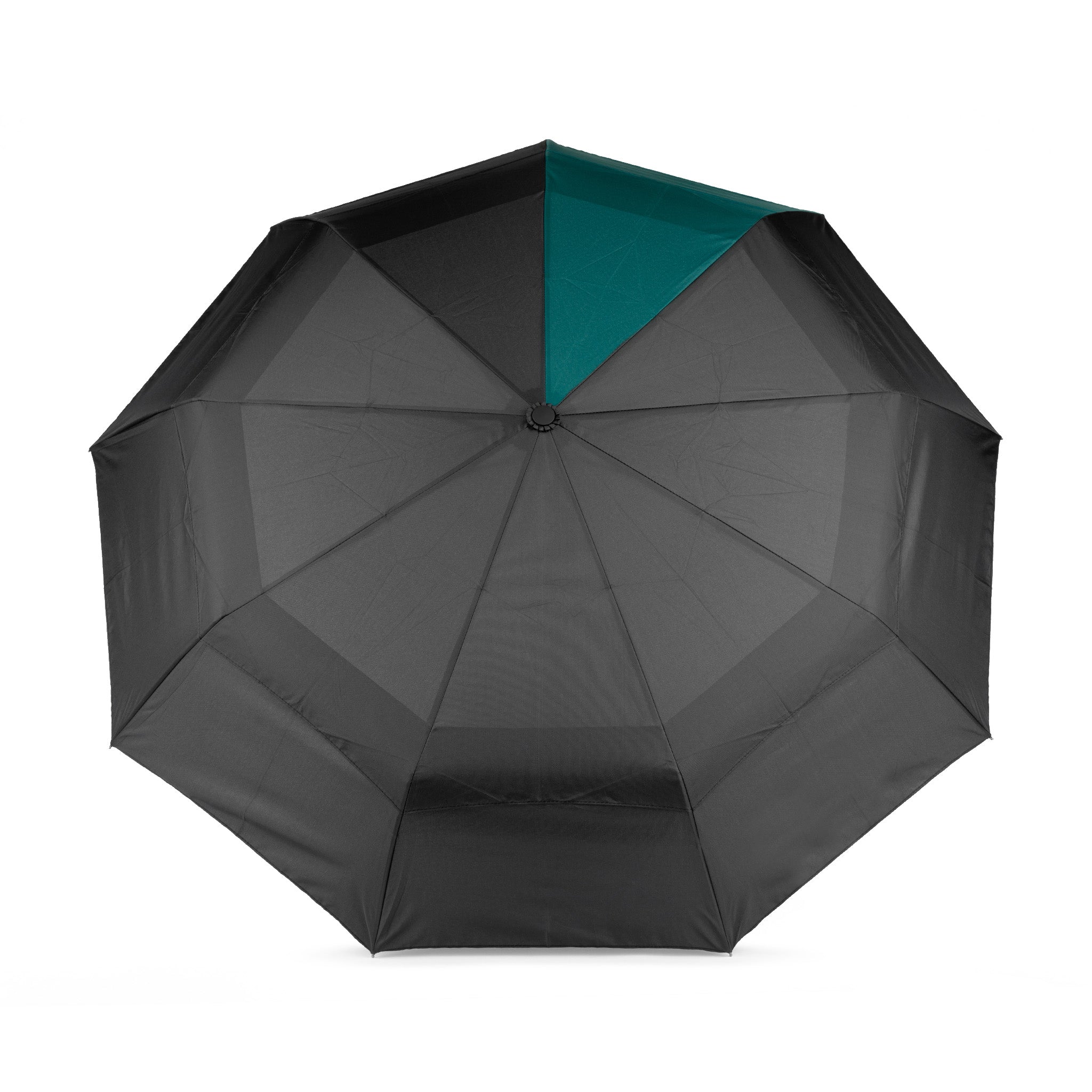Waterloo Umbrella Medium Recycled Nylon - Black Teal