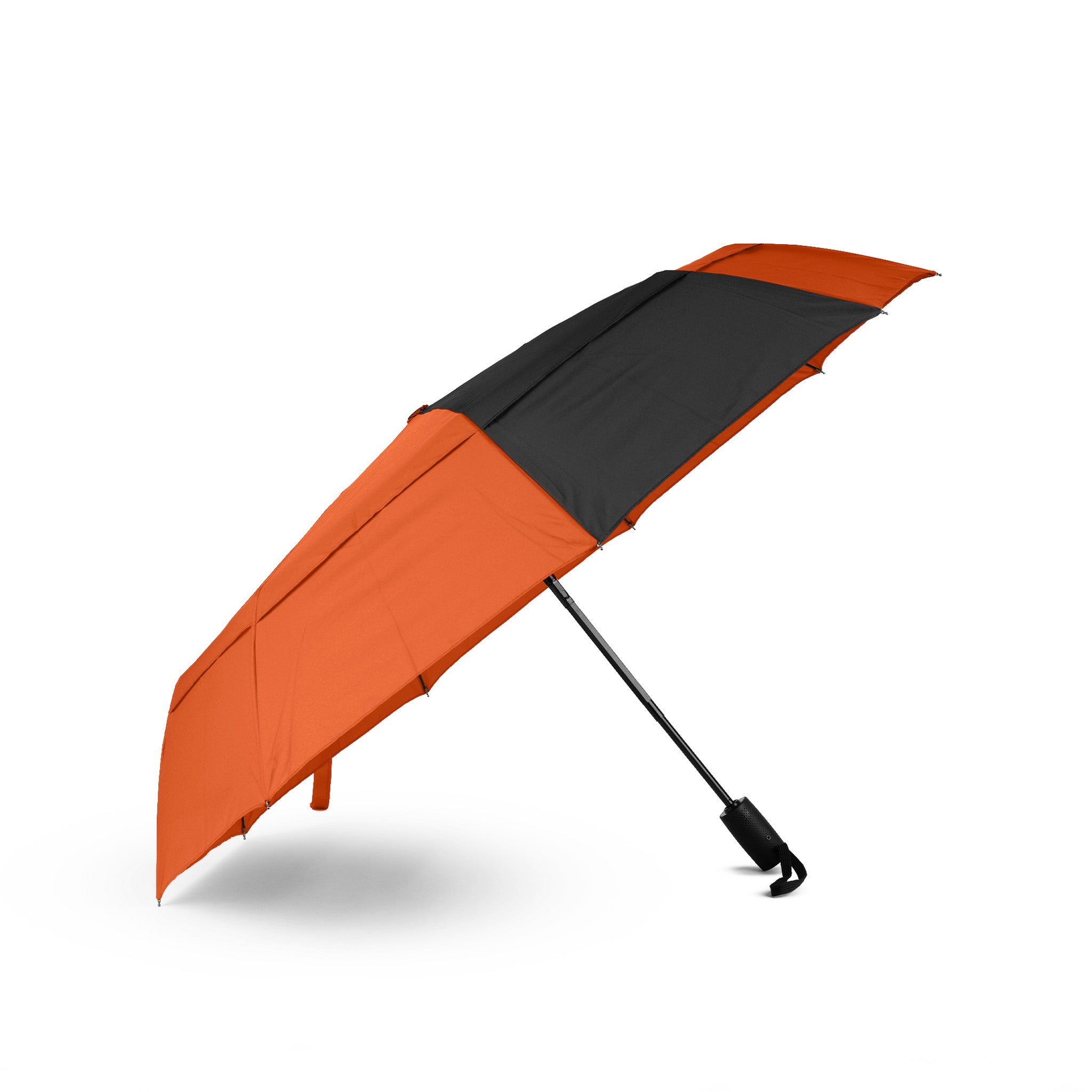 Waterloo Umbrella Medium Recycled Nylon - Orange Black