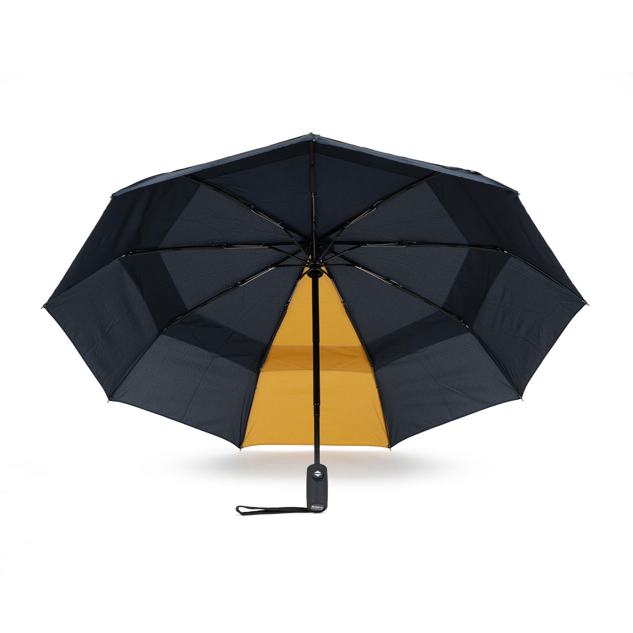 Waterloo Umbrella Medium Recycled Nylon - Midnight Corn