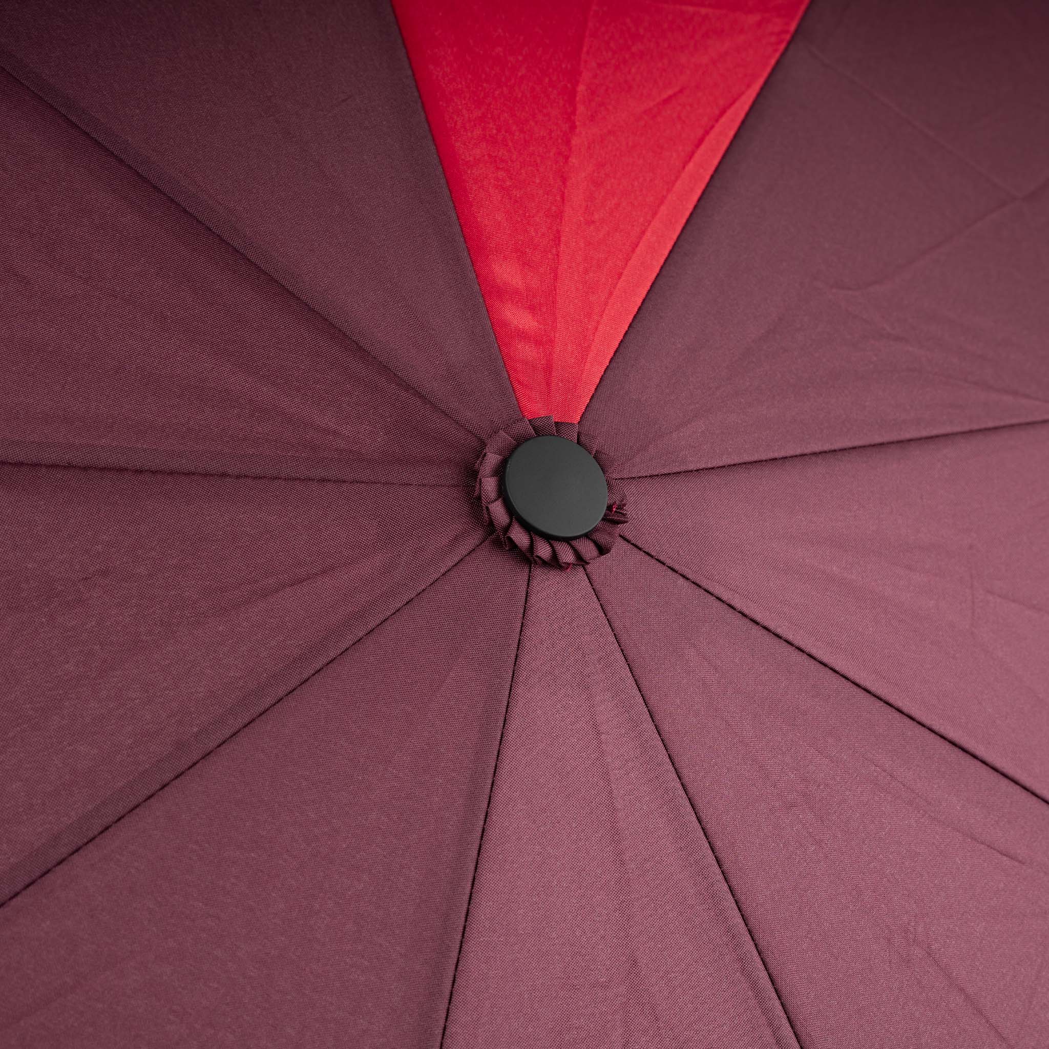 Waterloo Umbrella Medium Recycled Nylon - Plum Cranberry