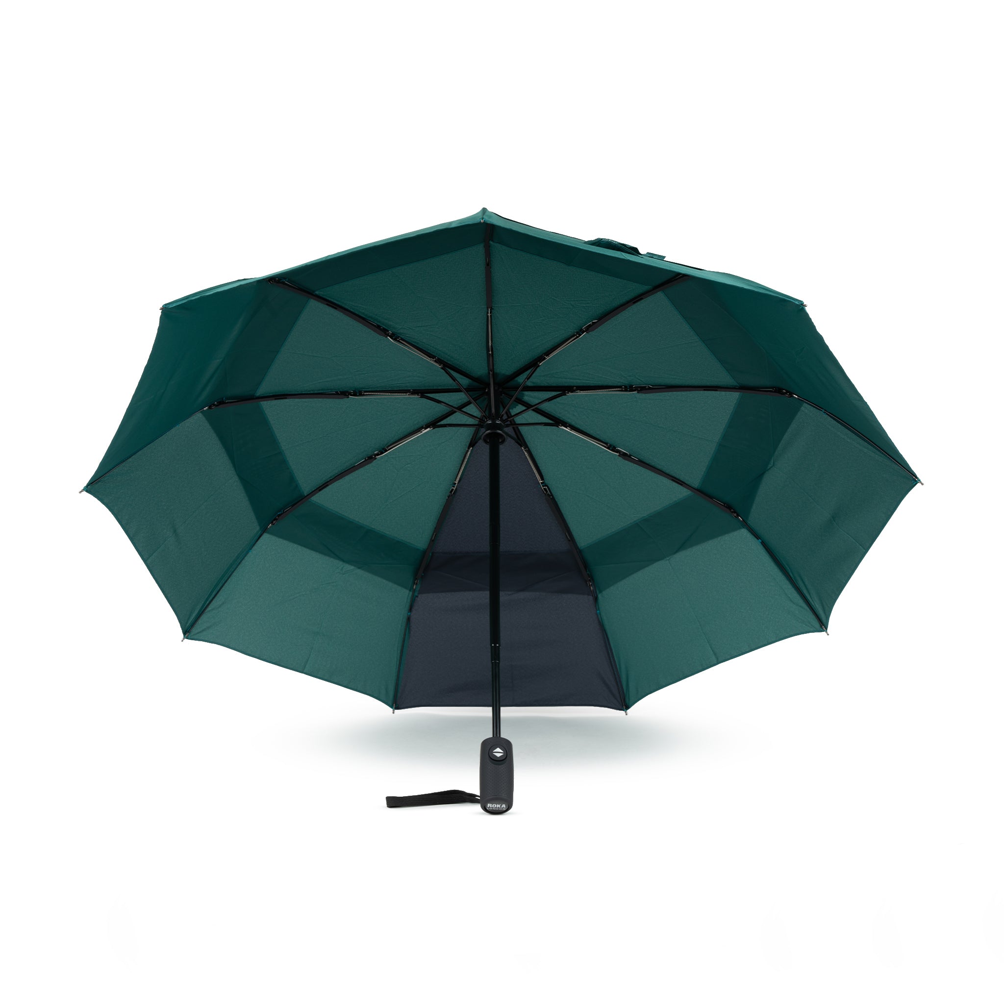 Waterloo Umbrella Medium Recycled Nylon - Teal Midnight