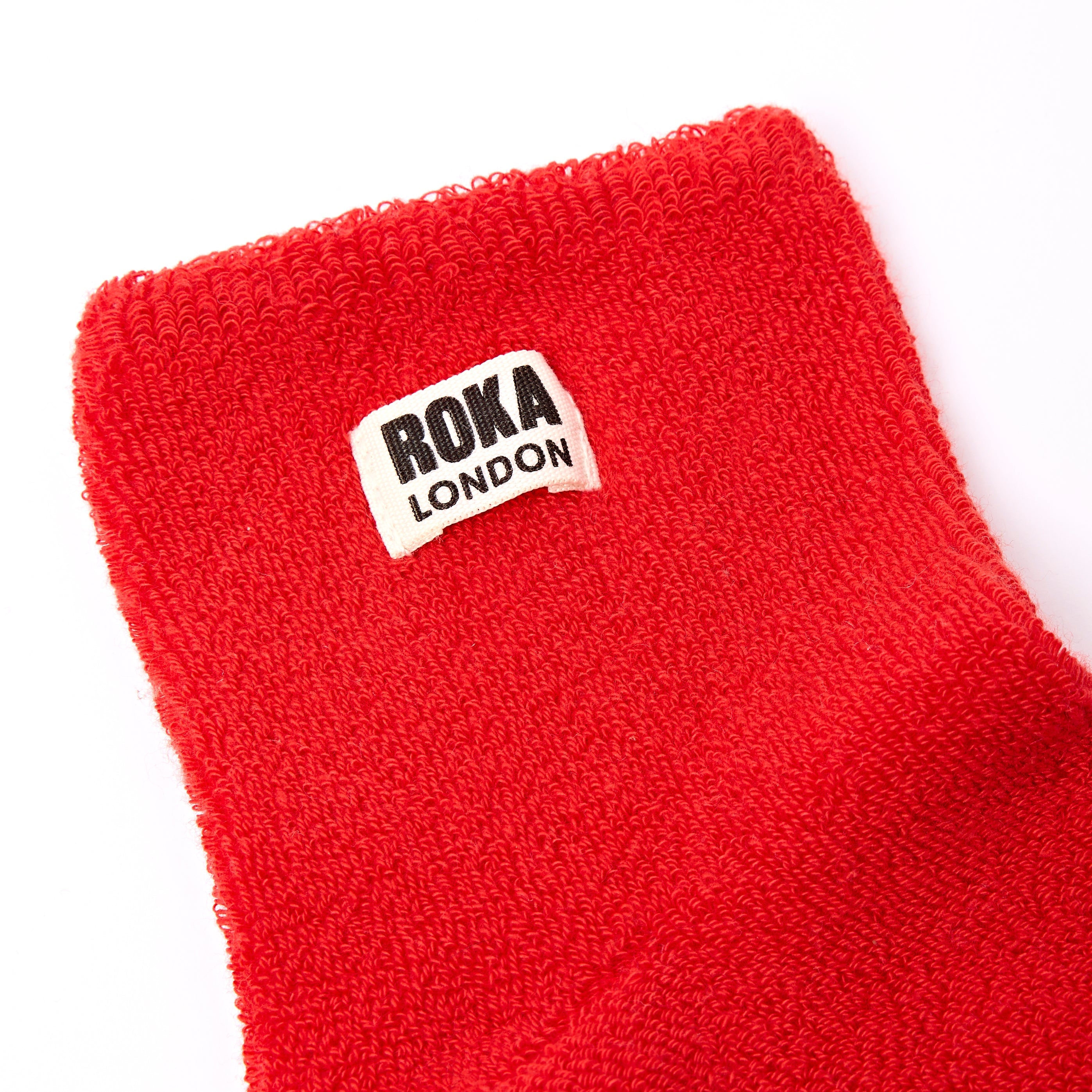Watford Crop Socks for Women in Cranberry
