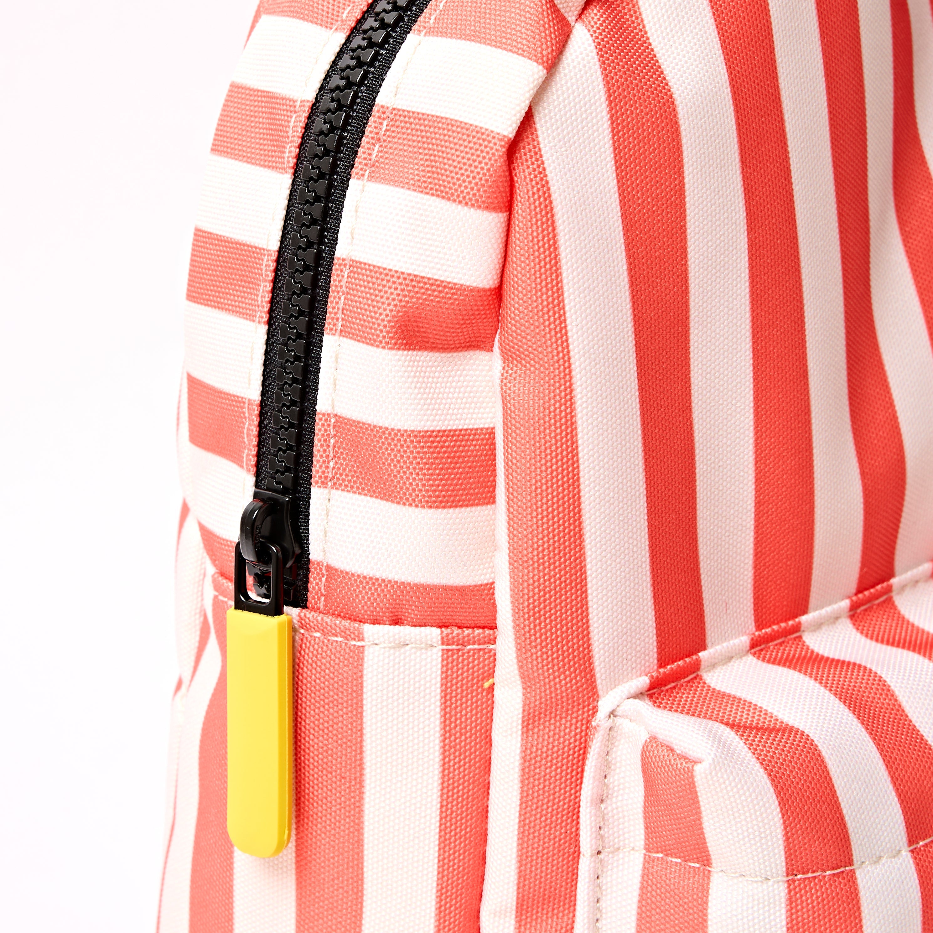 Willesden Sling Bag Large Recycled Canvas - Coral Stripe