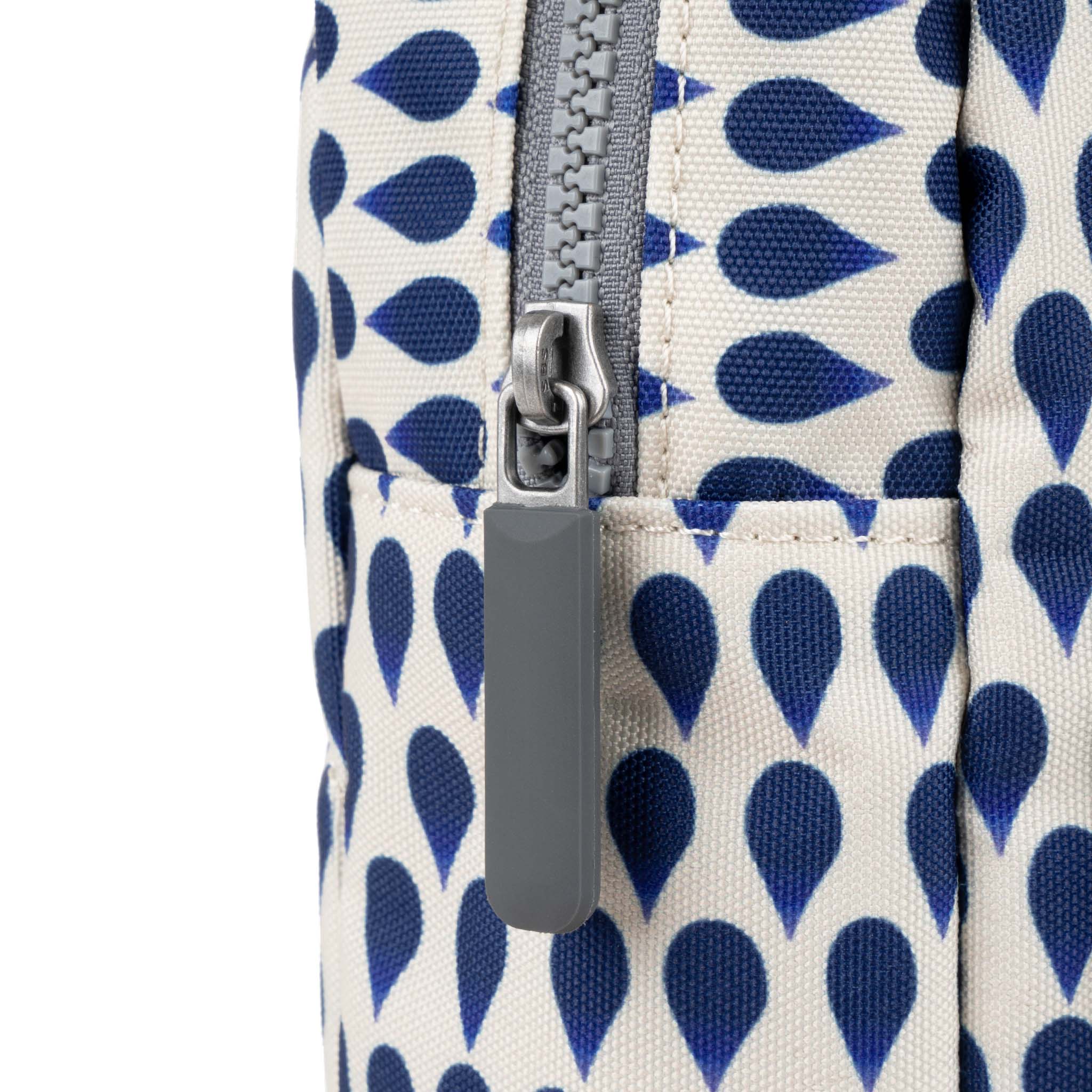 Willesden Sling Bag Large Recycled Canvas - Indigo Drop