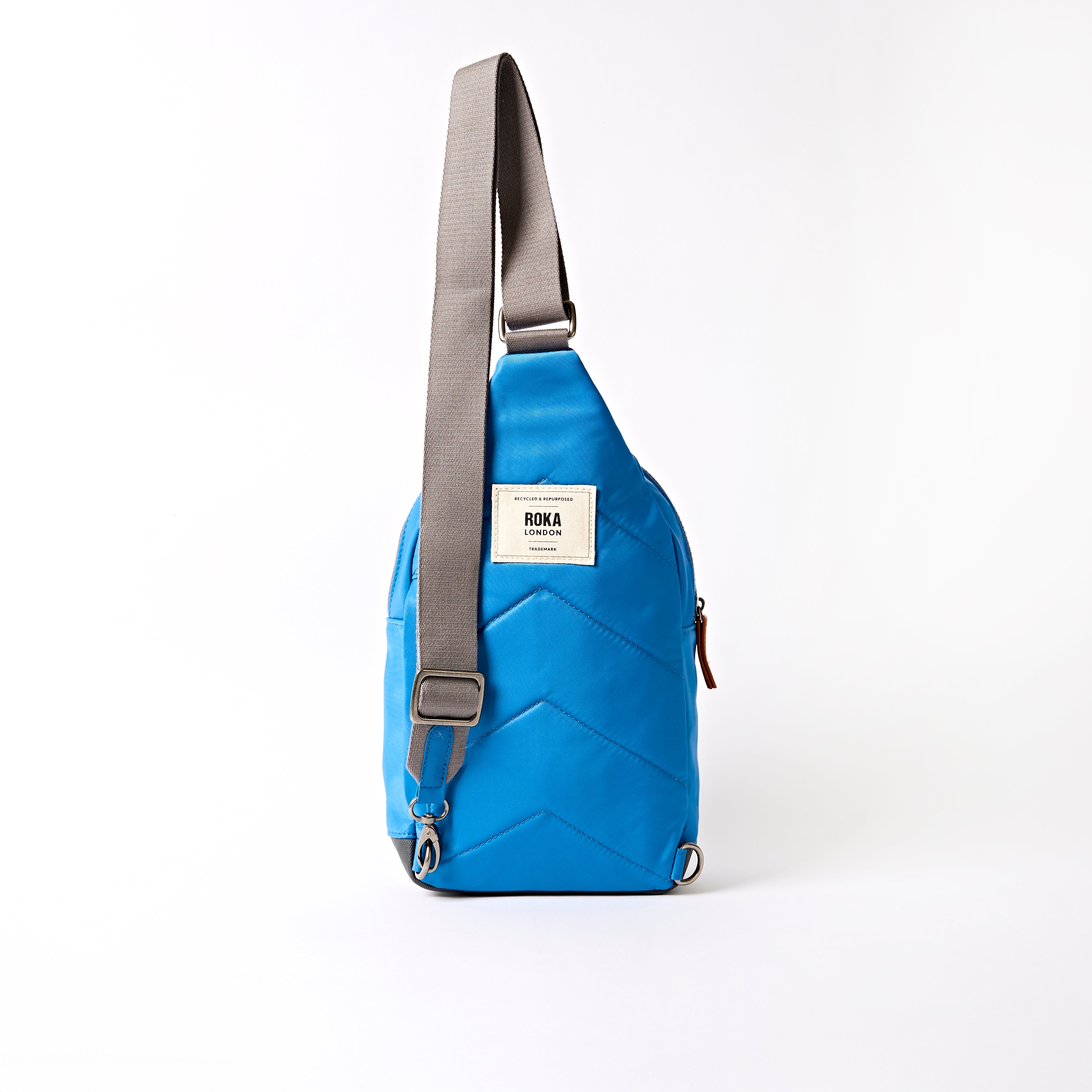 Willesden Sling Bag Large Recycled Nylon - Malibu Blue