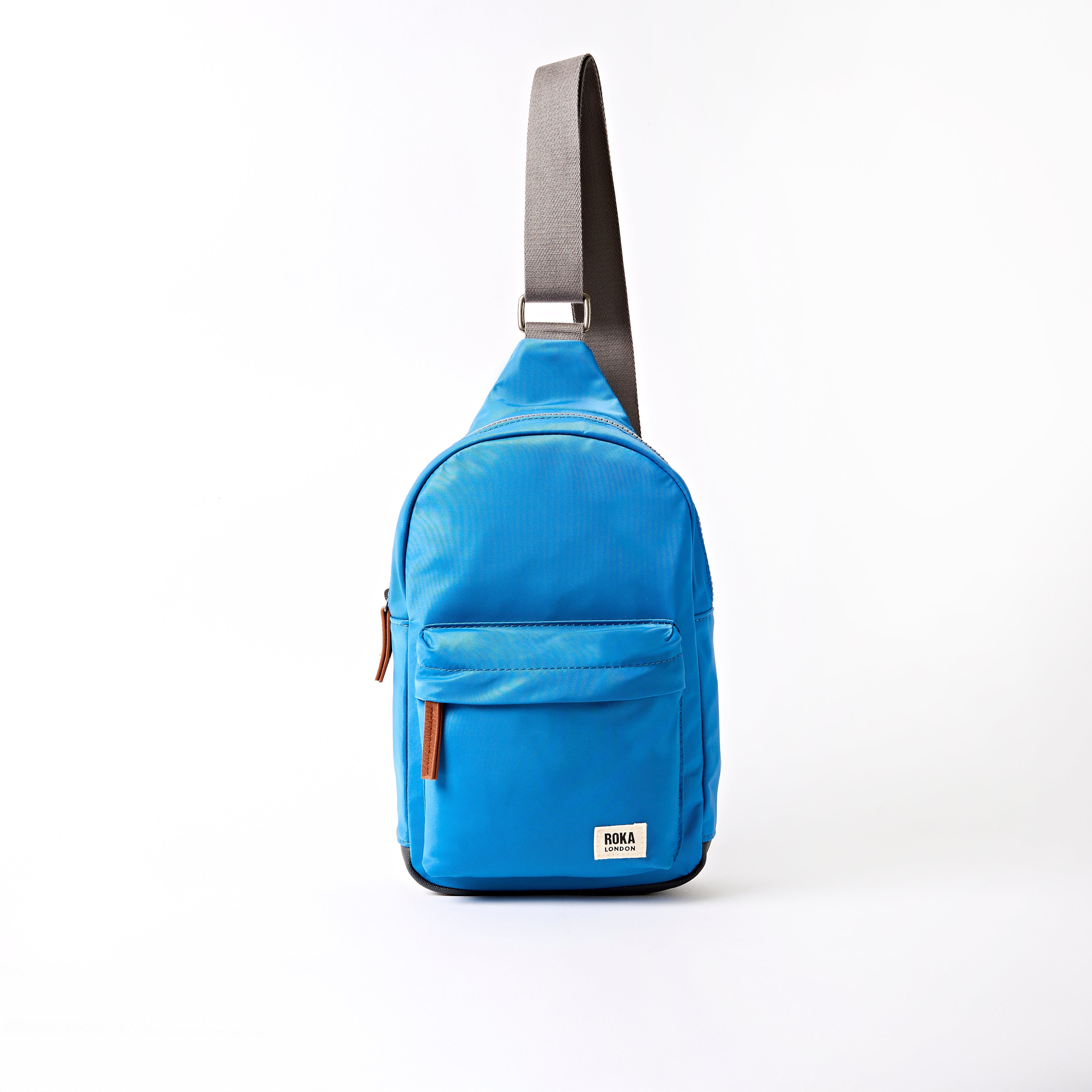 Willesden Sling Bag Large Recycled Nylon - Malibu Blue